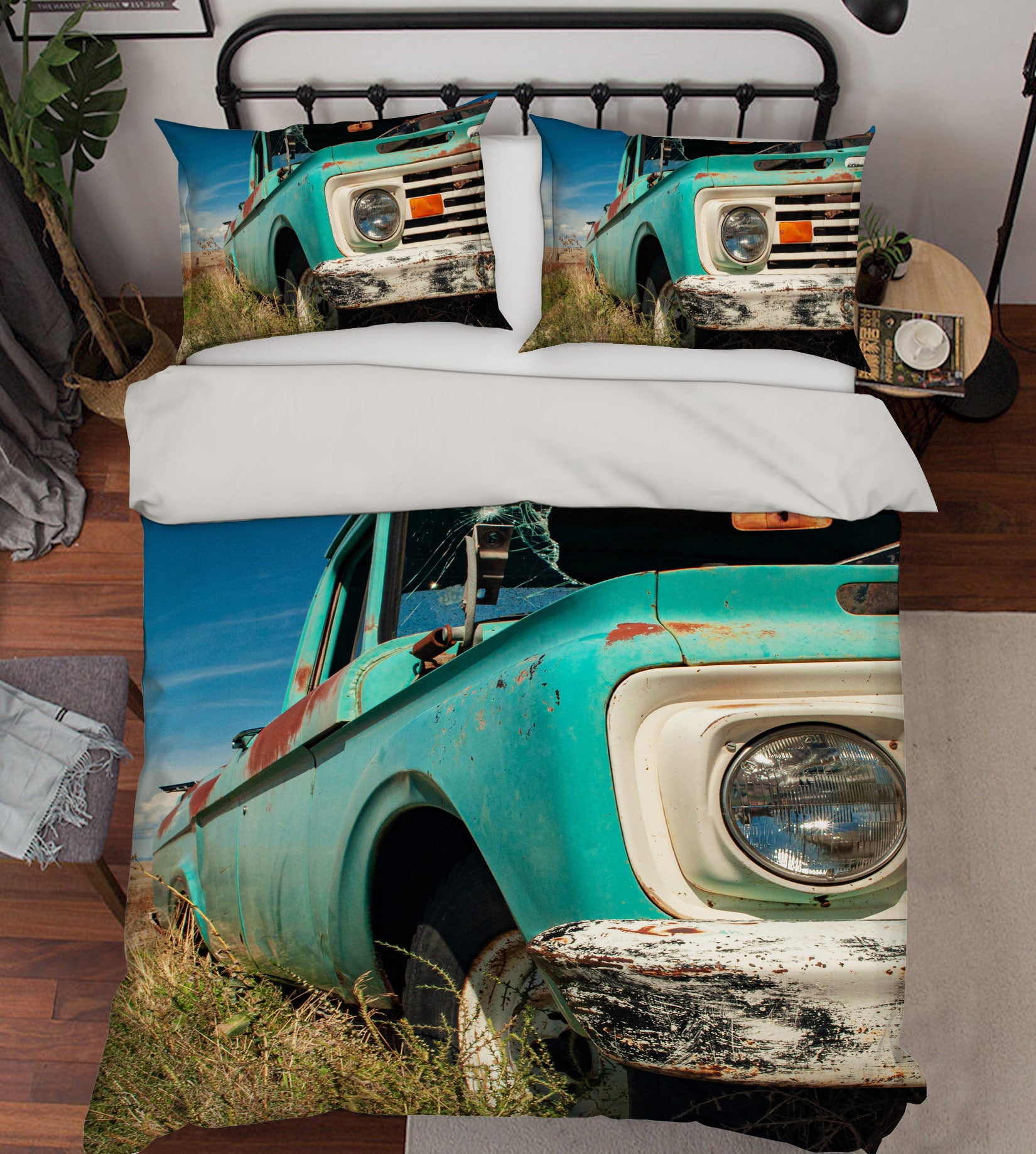 3D Scrap Car 8501 Beth Sheridan Bedding Bed Pillowcases Quilt
