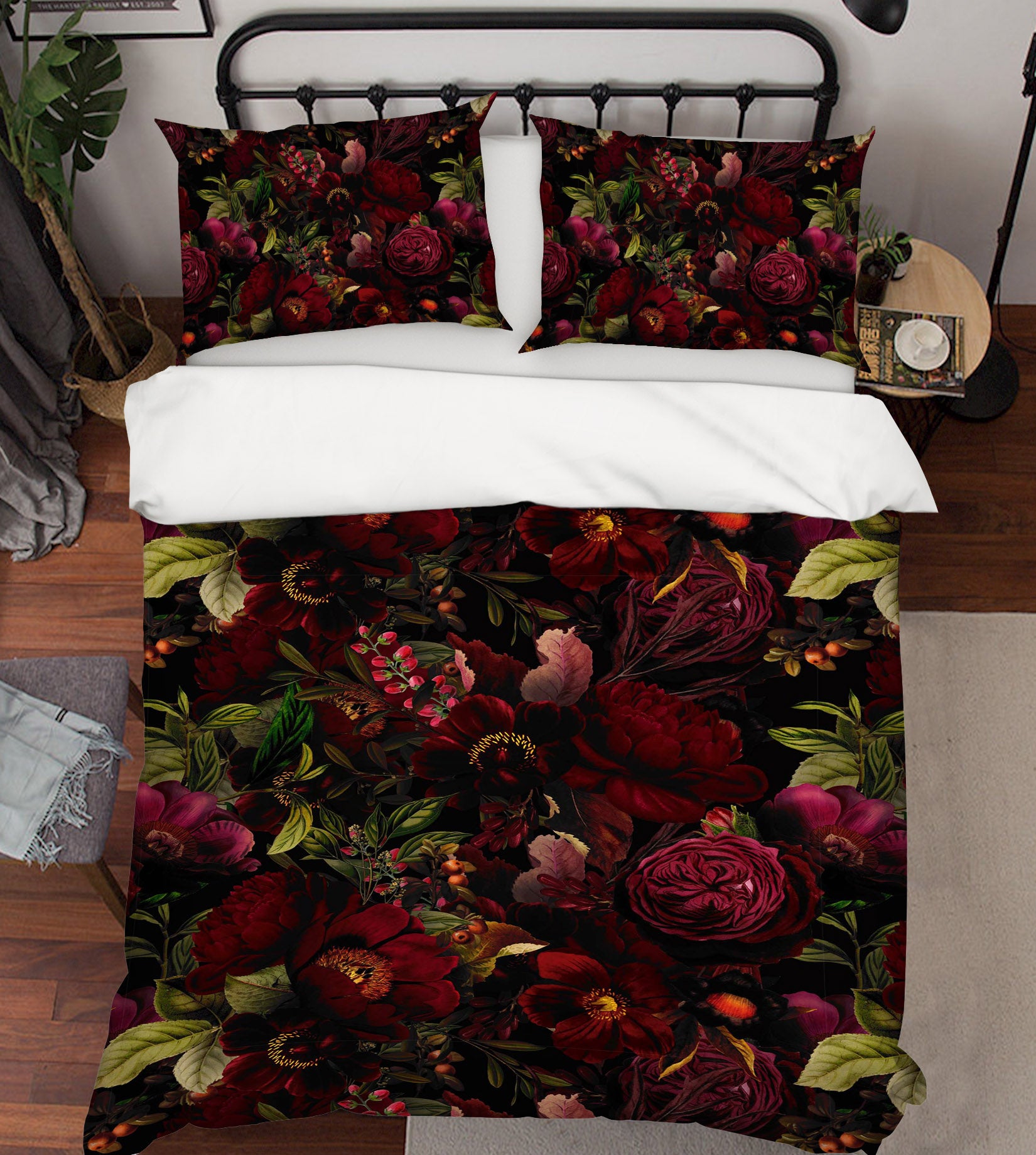 3D Vintage Flower 186 Uta Naumann Bedding Bed Pillowcases Quilt