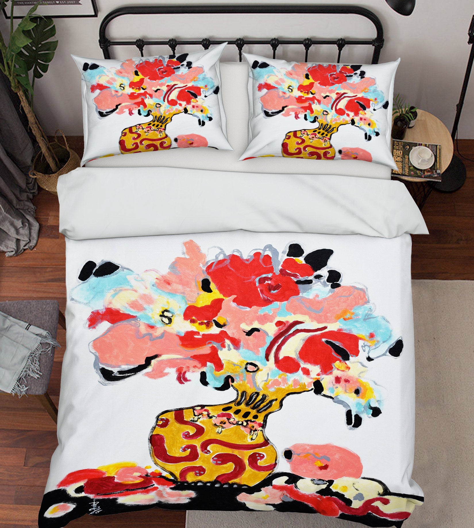 3D Vase Painting 1126 Misako Chida Bedding Bed Pillowcases Quilt