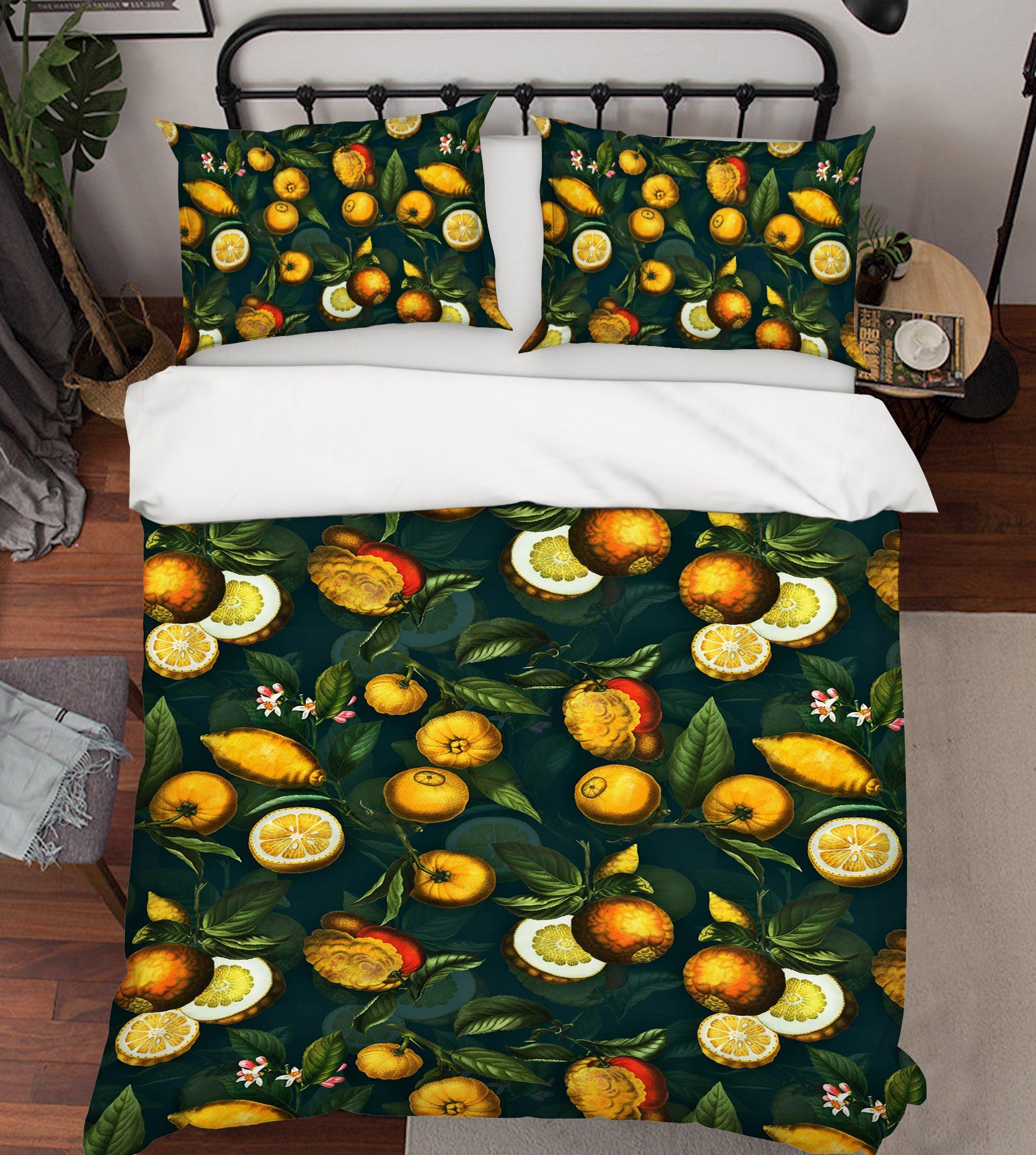 3D Lemon Fruit 156 Uta Naumann Bedding Bed Pillowcases Quilt