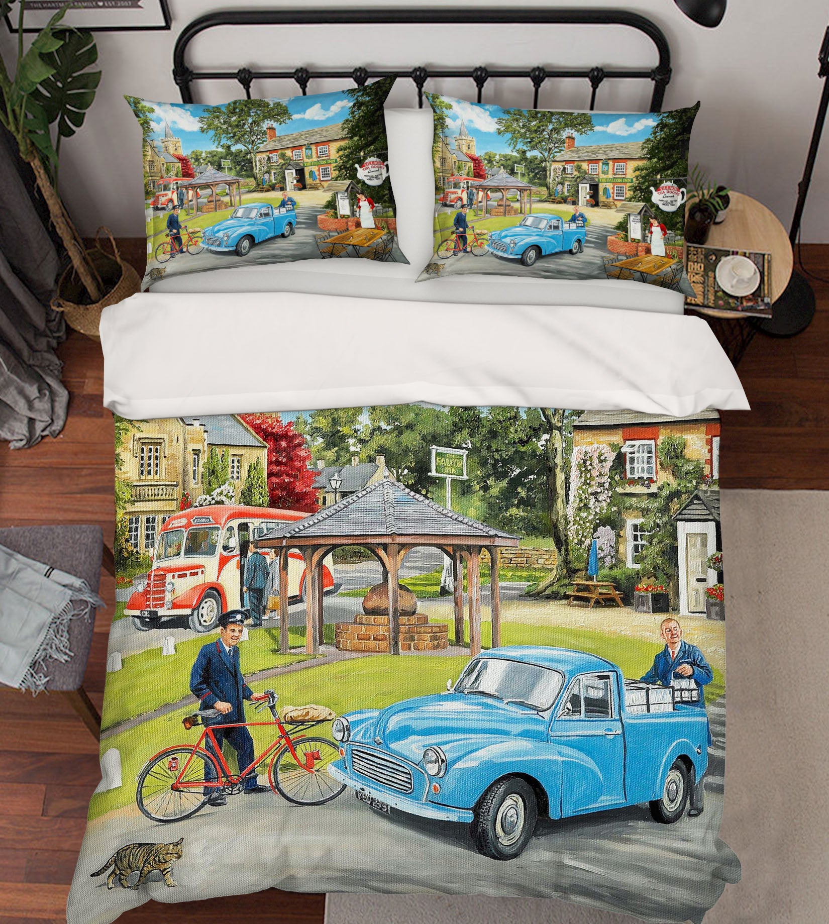 3D The Village Tearooms 2076 Trevor Mitchell bedding Bed Pillowcases Quilt