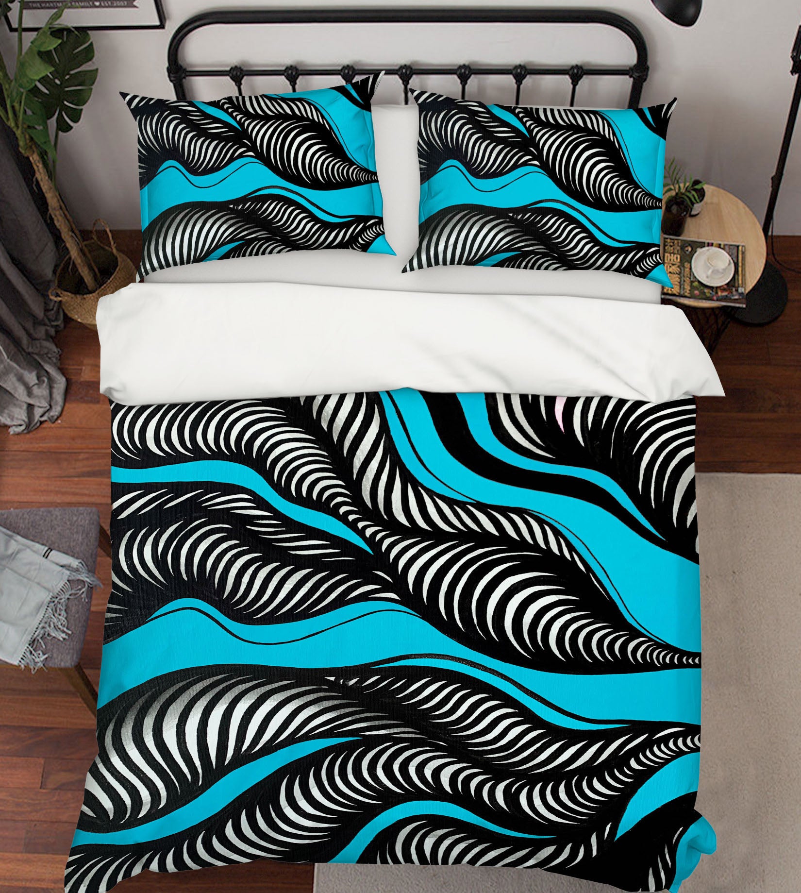 3D Black Vortex 3029 Jacqueline Reynoso Bedding Bed Pillowcases Quilt Cover Duvet Cover