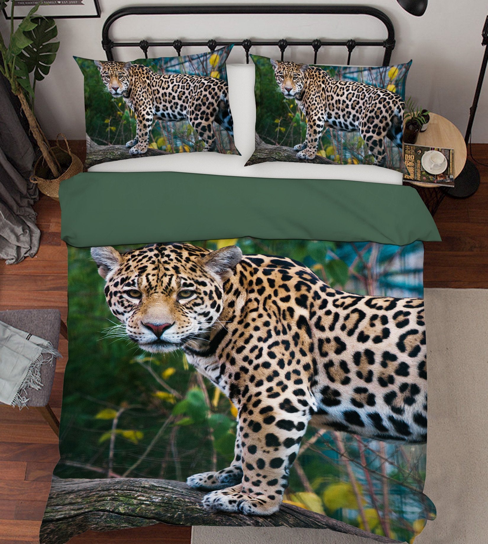 3D Prairie Tiger 1921 Bed Pillowcases Quilt Quiet Covers AJ Creativity Home 