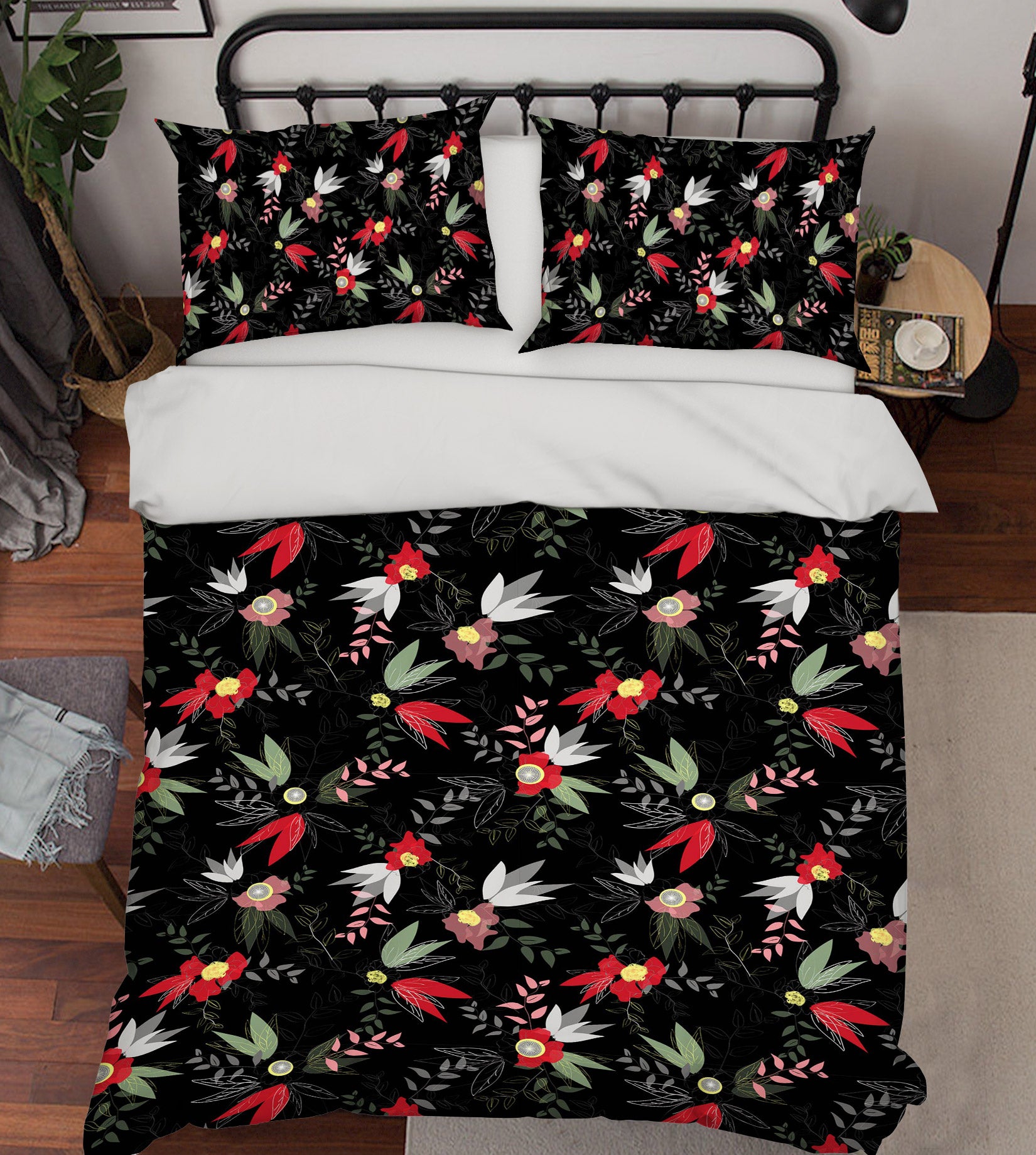 3D Flower Pattern 10971 Kashmira Jayaprakash Bedding Bed Pillowcases Quilt