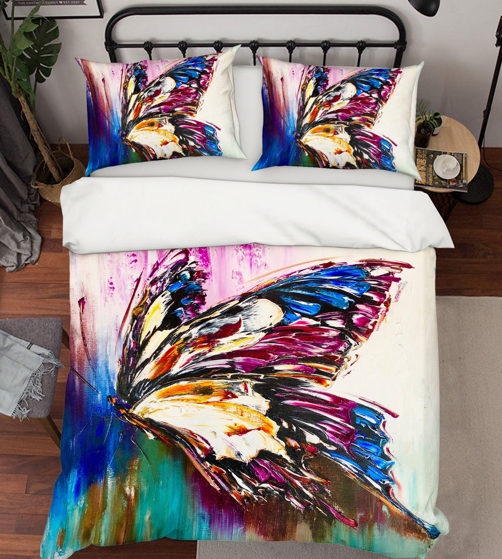 3D Colorful Butterfly 580 Skromova Marina Bedding Bed Pillowcases Quilt