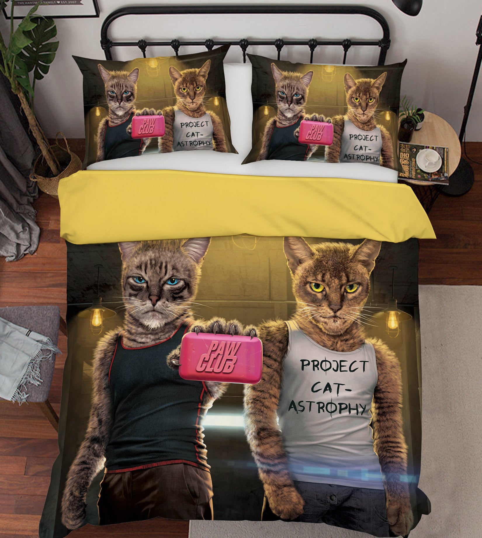 3D Paw Club 065 Bed Pillowcases Quilt Exclusive Designer Vincent