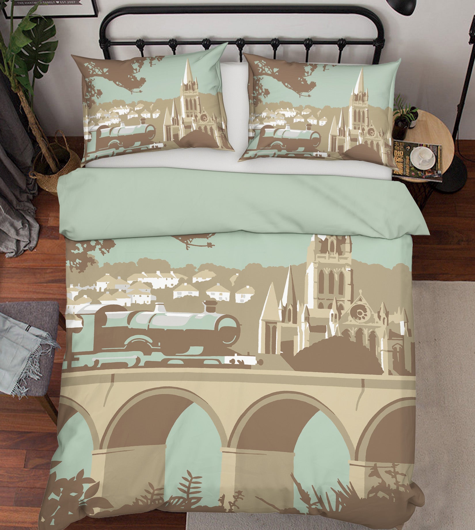 3D Truro 2075 Steve Read Bedding Bed Pillowcases Quilt