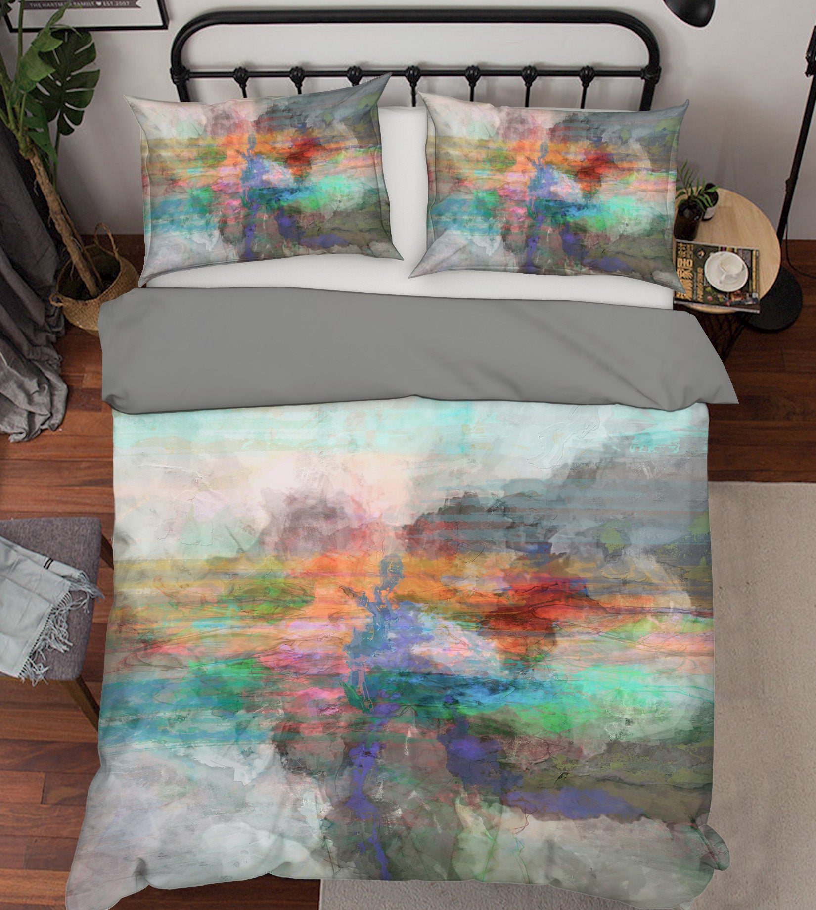 3D Black Ink Painting 1040 Michael Tienhaara Bedding Bed Pillowcases Quilt