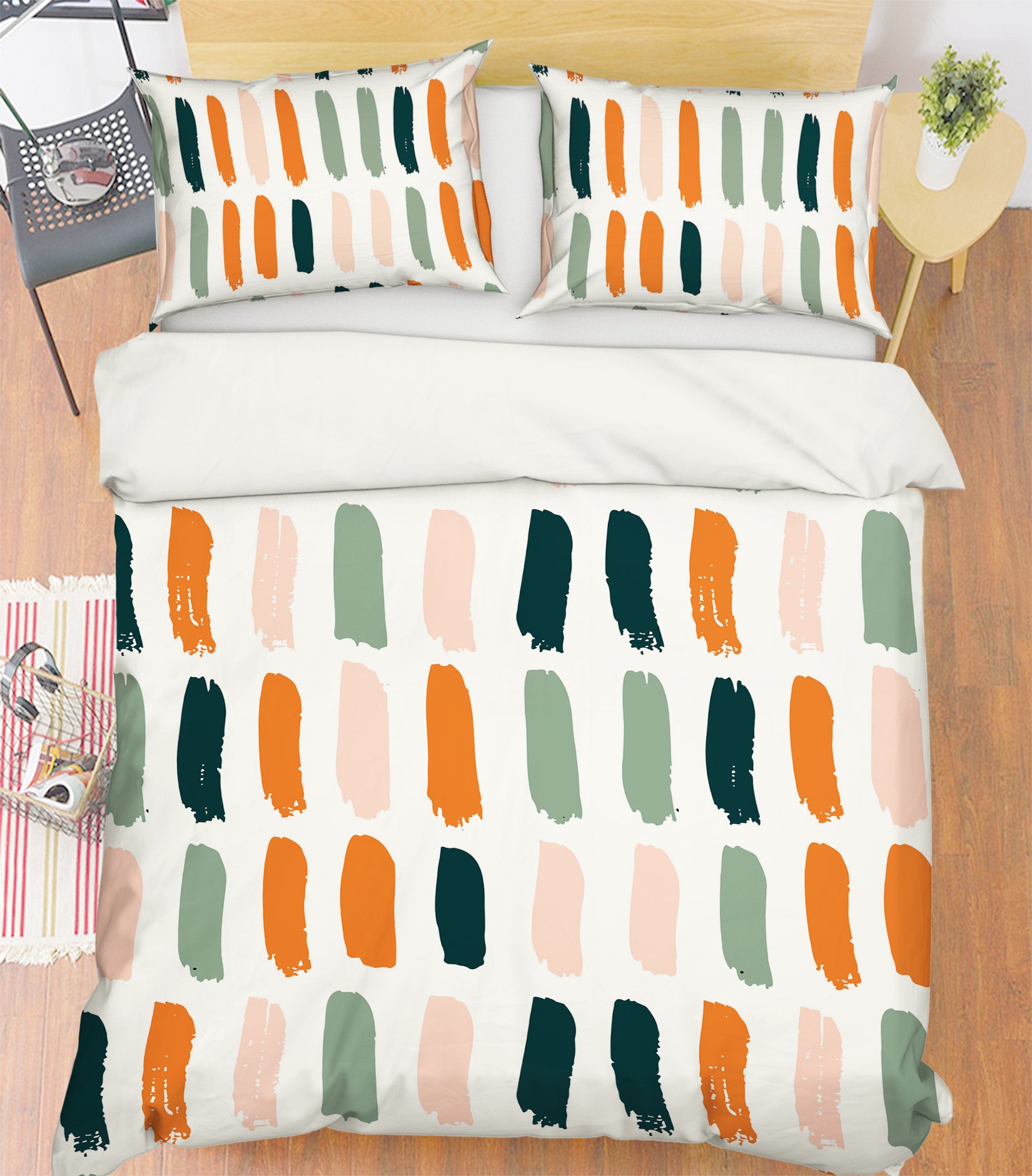 3D Color Strip 109155 Kashmira Jayaprakash Bedding Bed Pillowcases Quilt