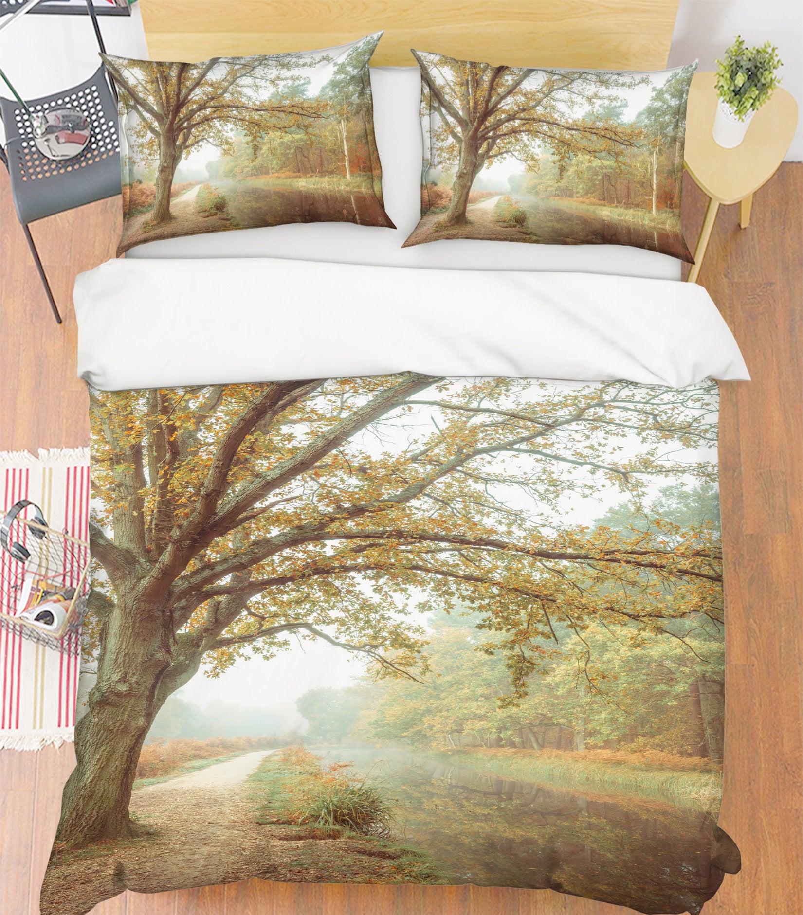 3D Forest Path 7153 Assaf Frank Bedding Bed Pillowcases Quilt Cover Duvet Cover