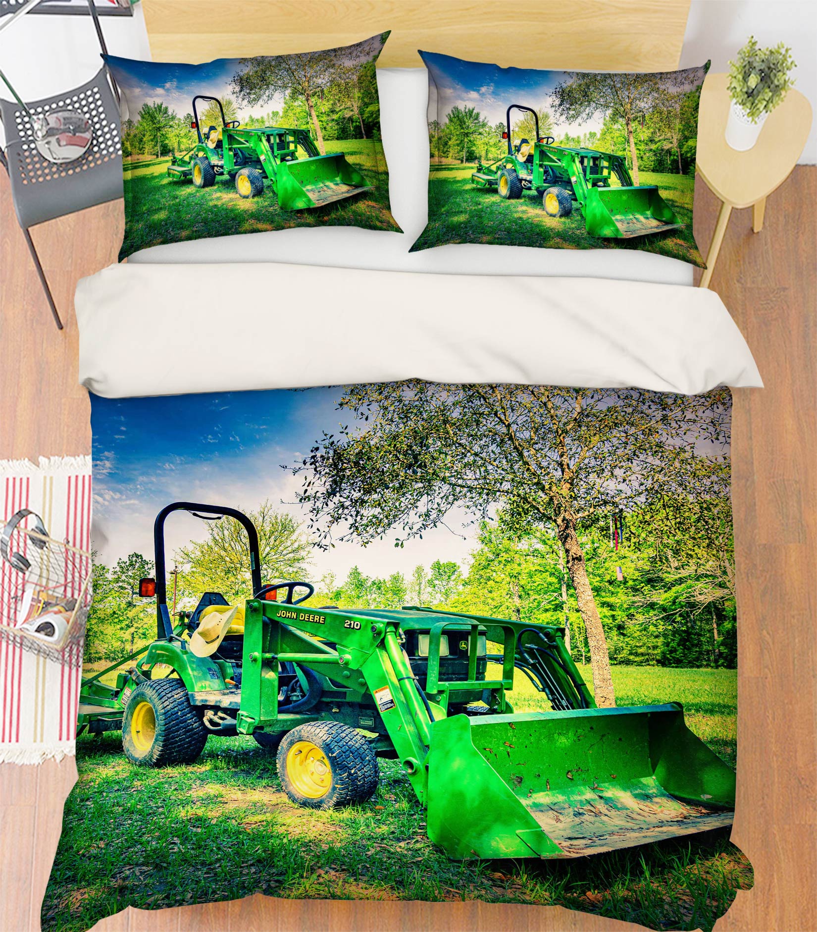 3D Green Shovel 8528 Beth Sheridan Bedding Bed Pillowcases Quilt