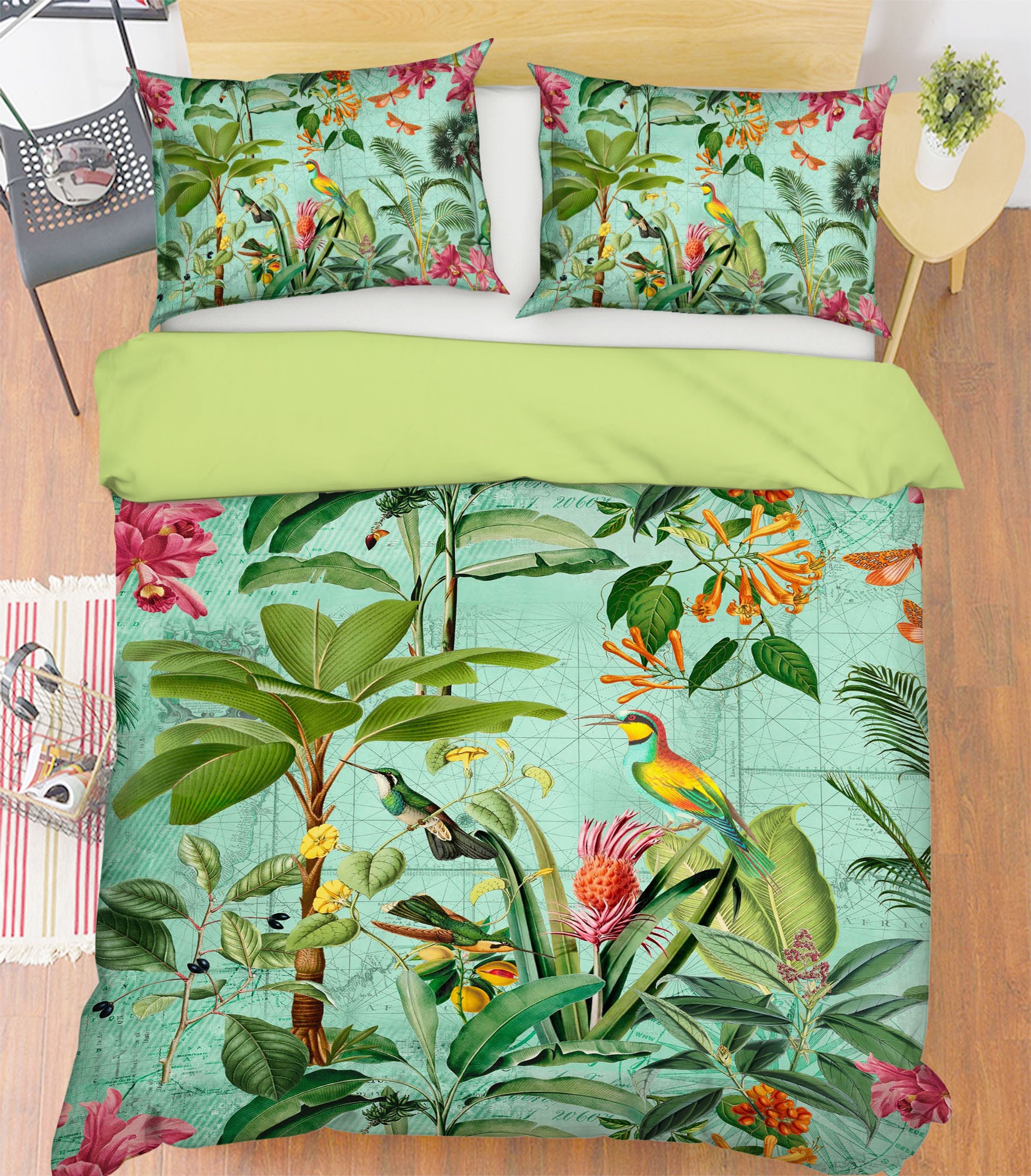 3D Happy Forest 126 Andrea haase Bedding Bed Pillowcases Quilt