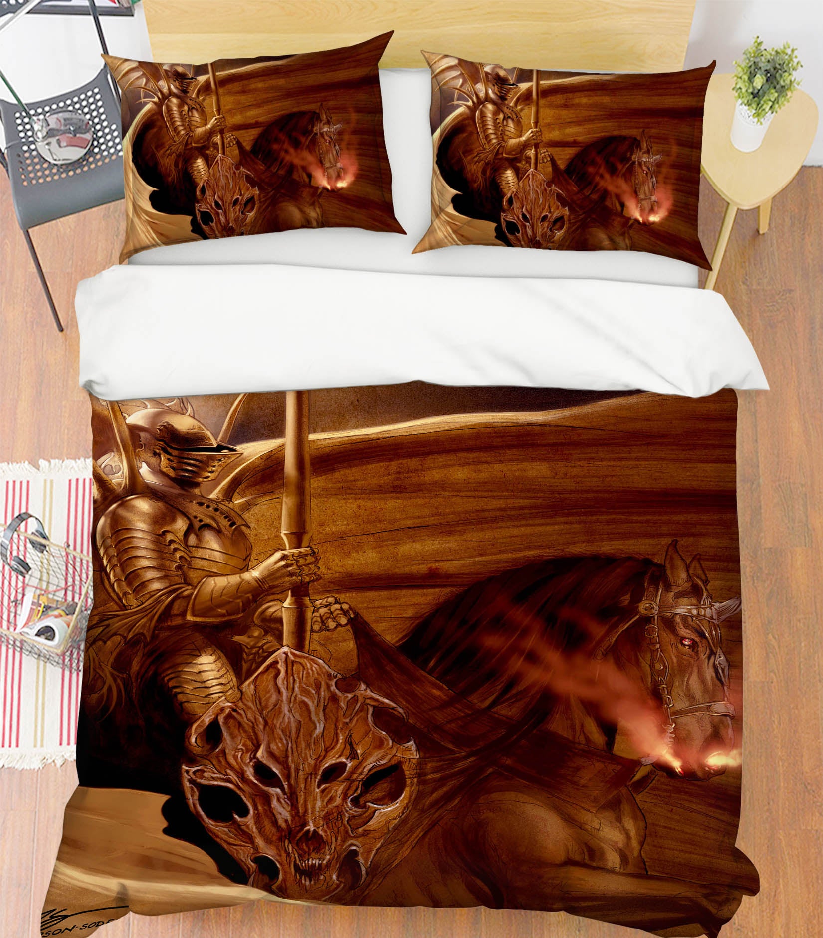 3D Horse Rider 8328 Ruth Thompson Bedding Bed Pillowcases Quilt Cover Duvet Cover