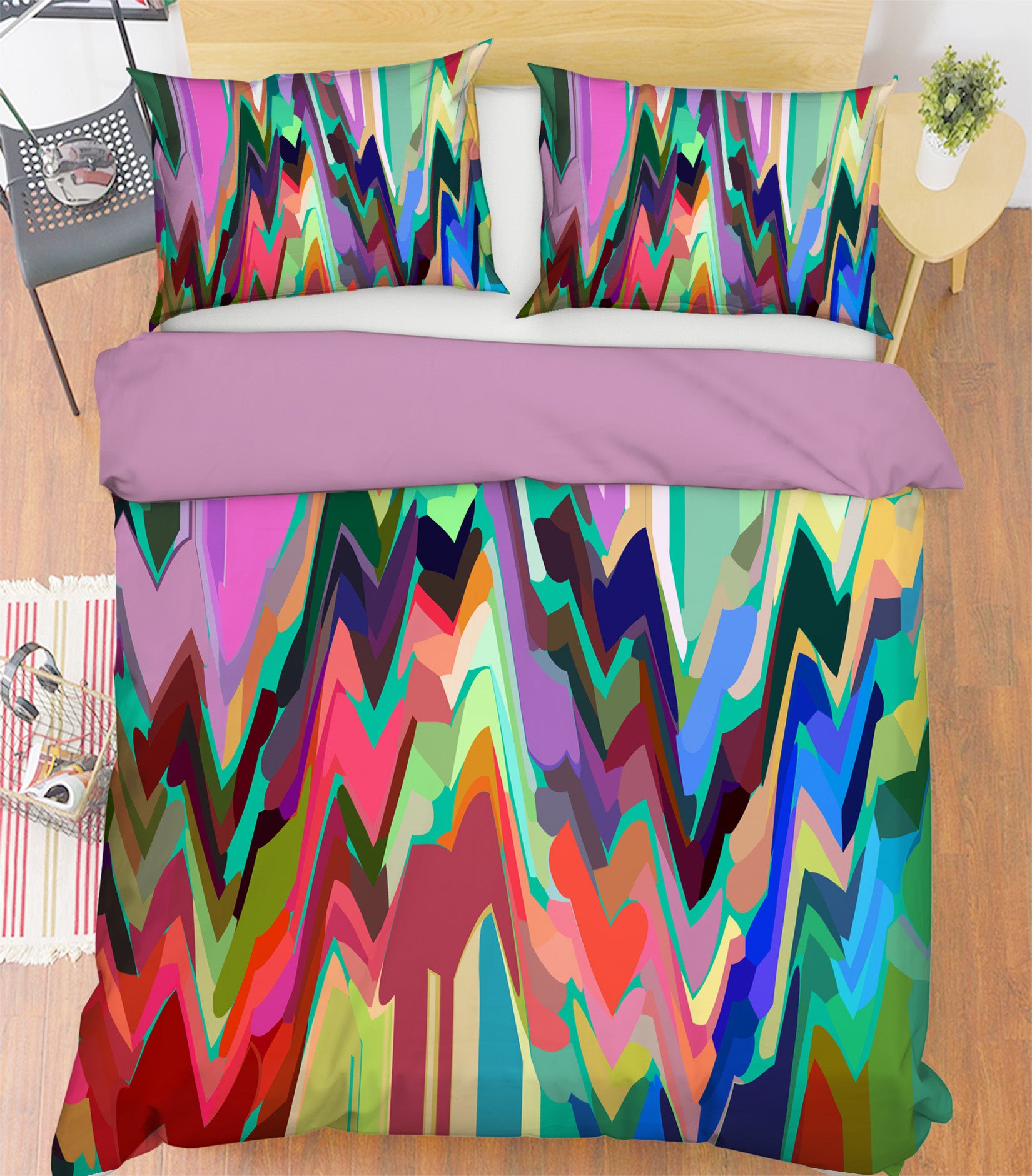 3D Trees Color 70190 Shandra Smith Bedding Bed Pillowcases Quilt