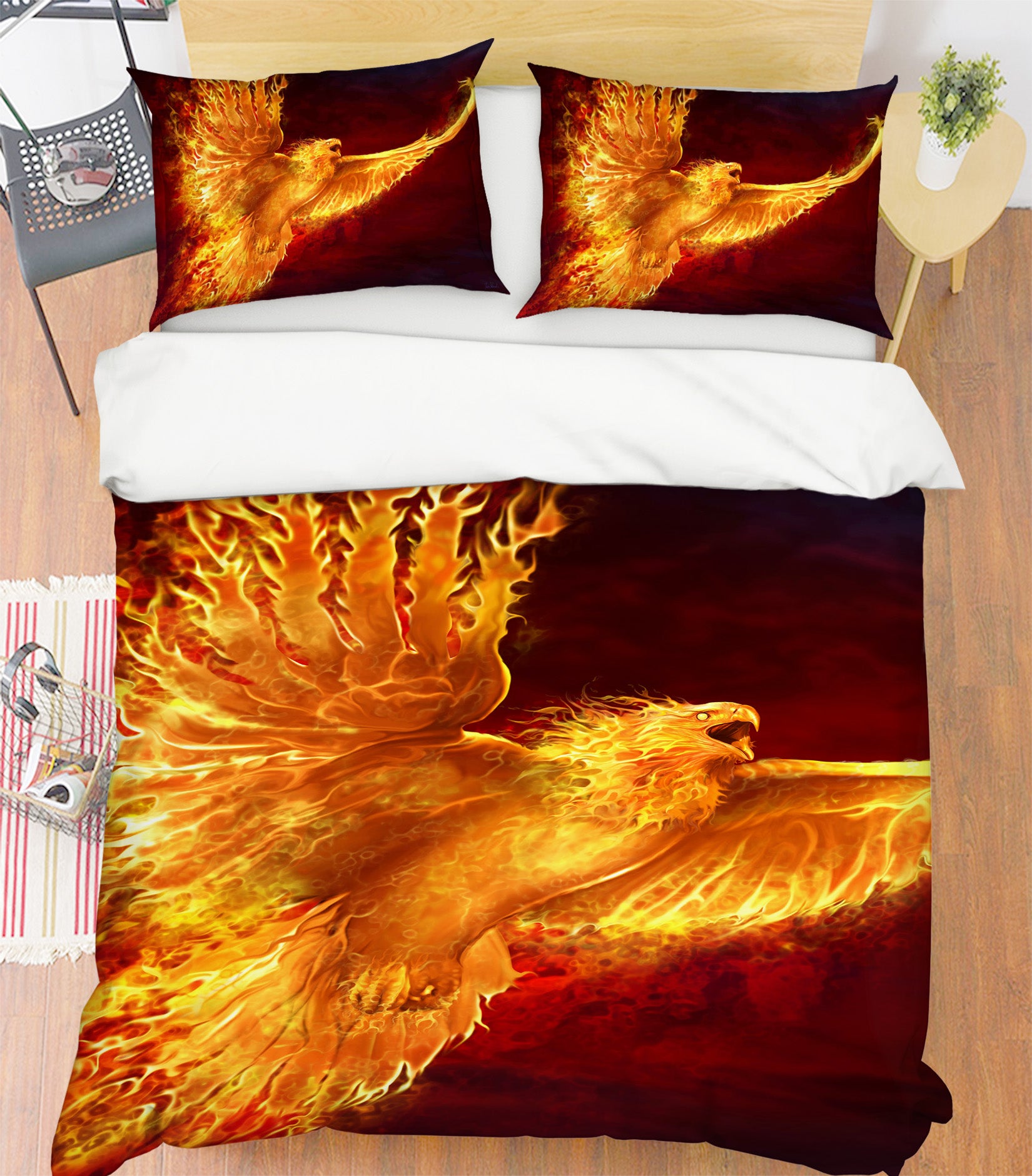 3D Firehawk 4070 Tom Wood Bedding Bed Pillowcases Quilt
