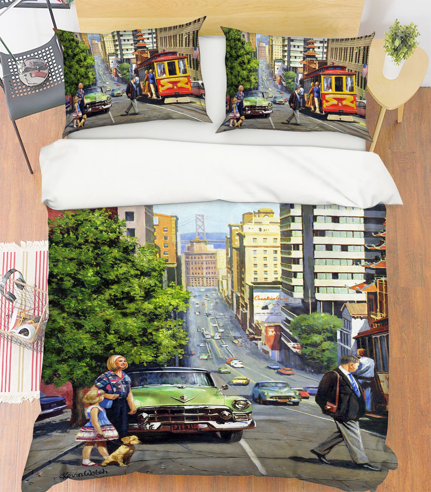 3D Highway Street 12529 Kevin Walsh Bedding Bed Pillowcases Quilt