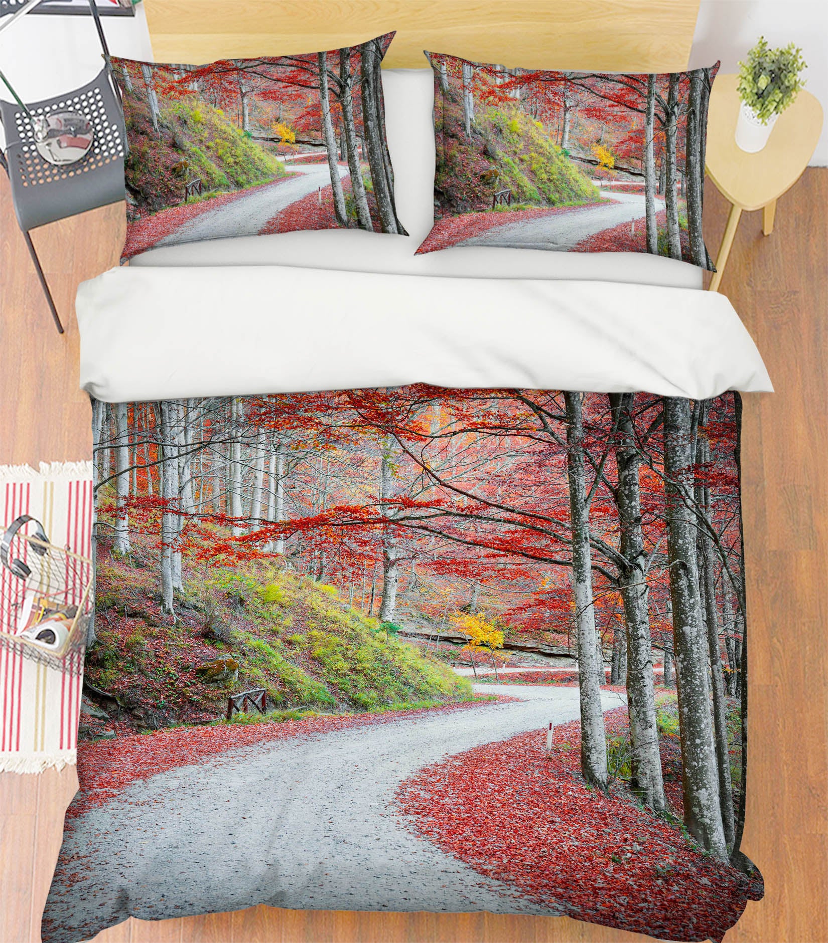 3D Maple Trail 2105 Marco Carmassi Bedding Bed Pillowcases Quilt