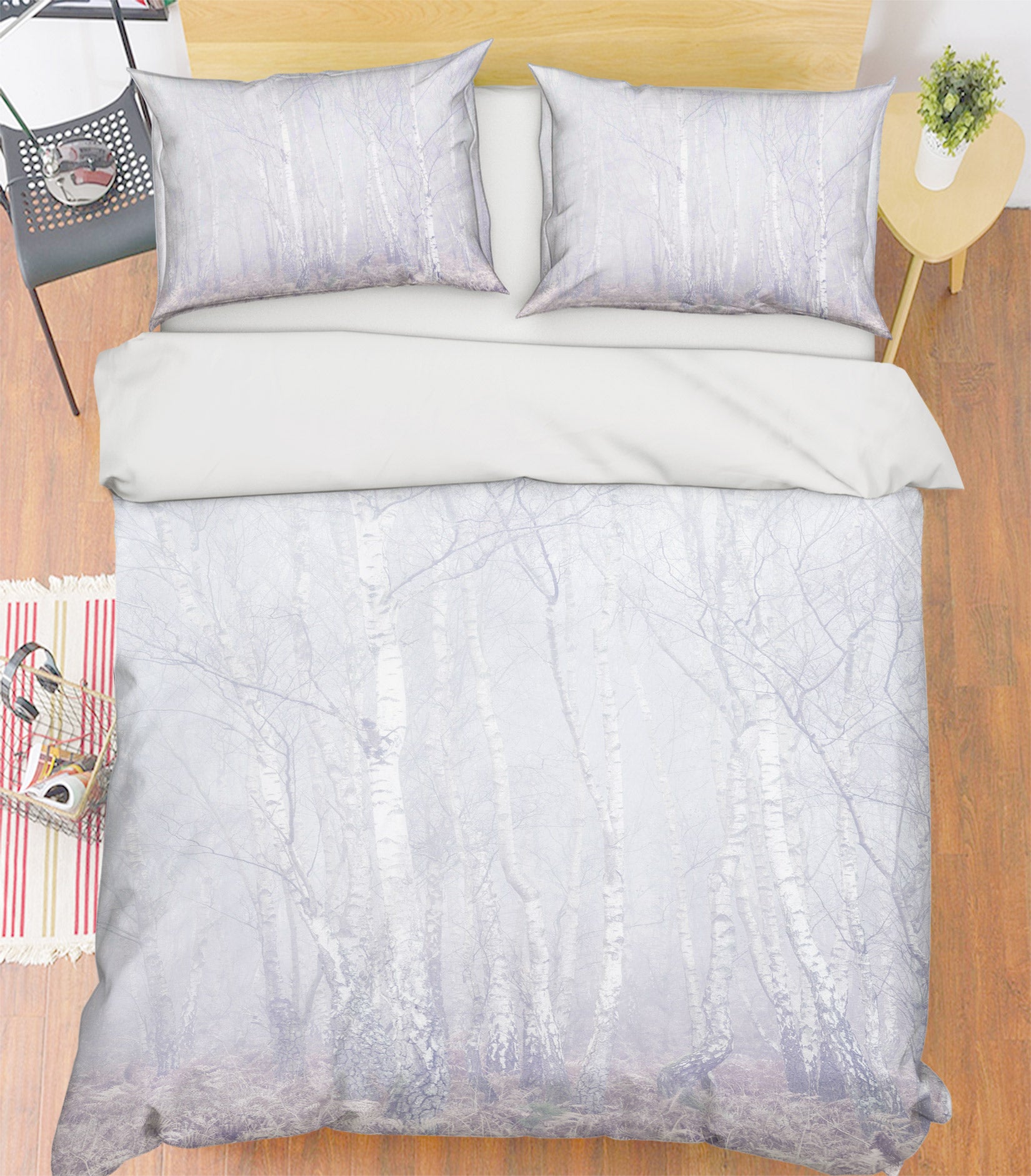 3D Foggy Forest 6981 Assaf Frank Bedding Bed Pillowcases Quilt Cover Duvet Cover