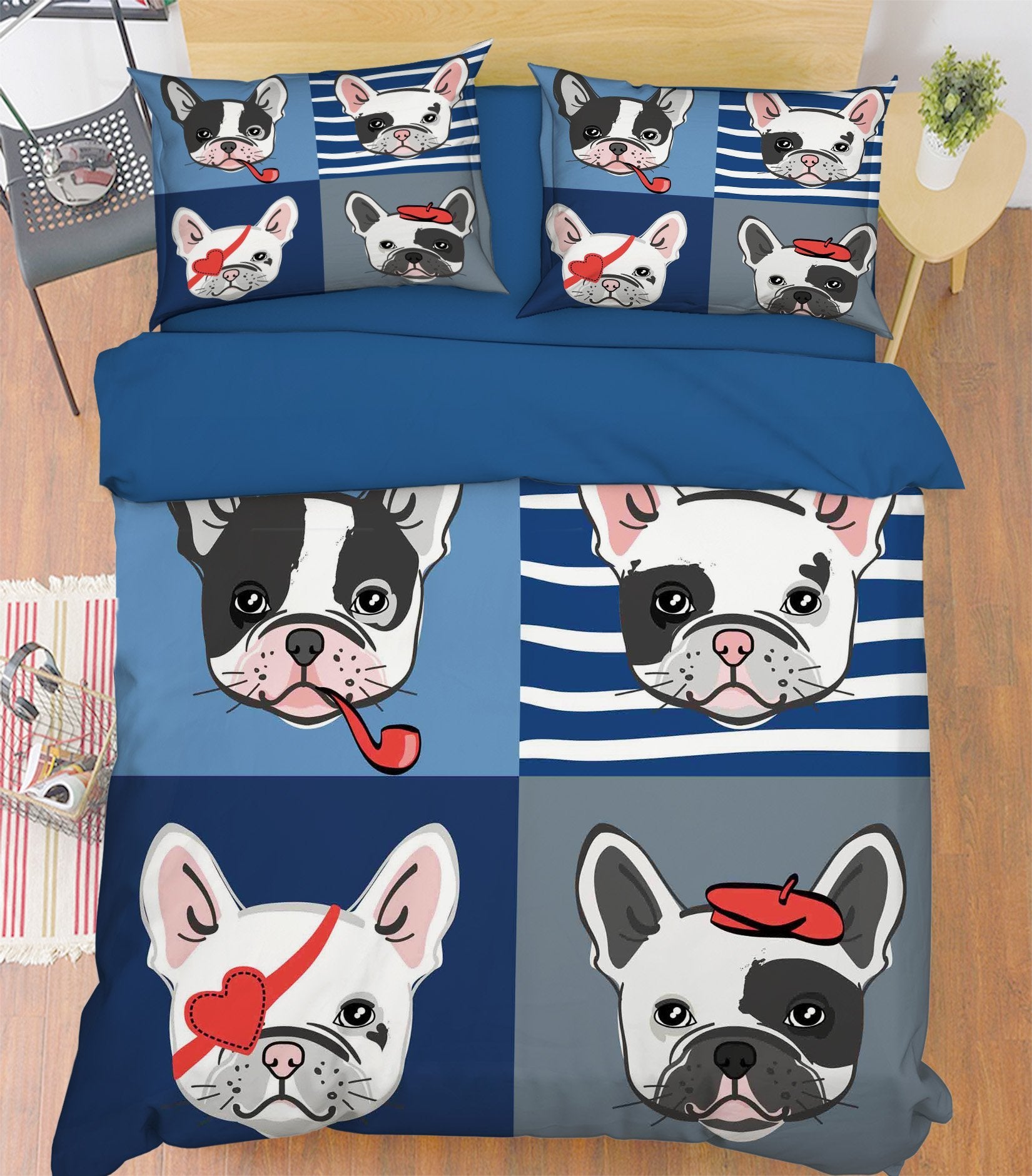 3D Funny Dog Pattern 312 Bed Pillowcases Quilt Wallpaper AJ Wallpaper 