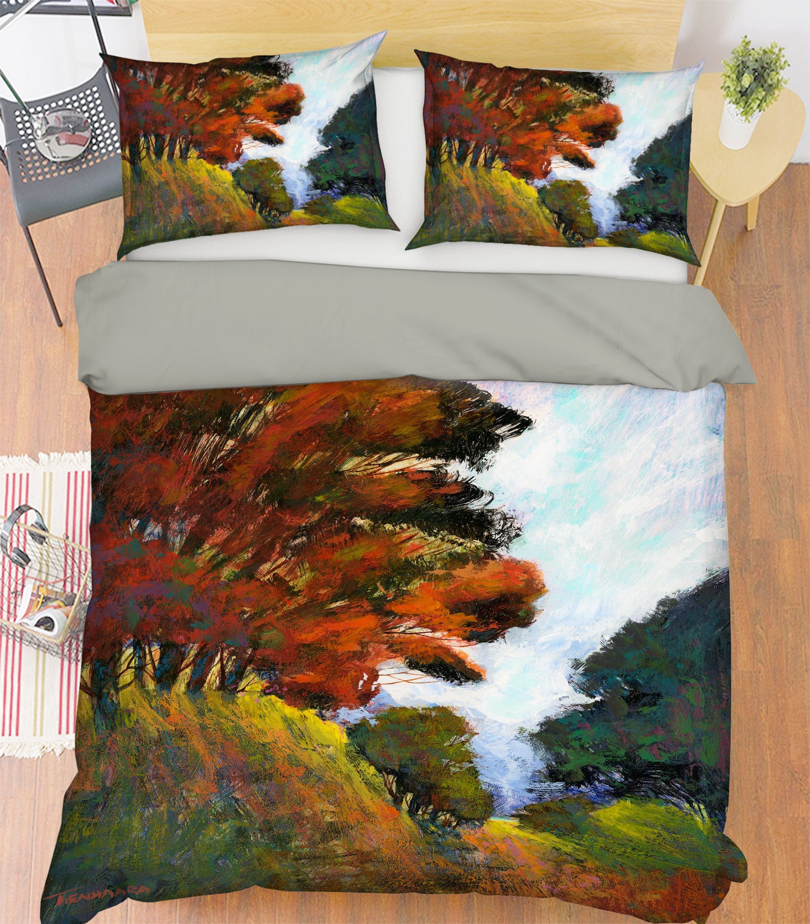 3D Maple Pattern 1013 Michael Tienhaara Bedding Bed Pillowcases Quilt