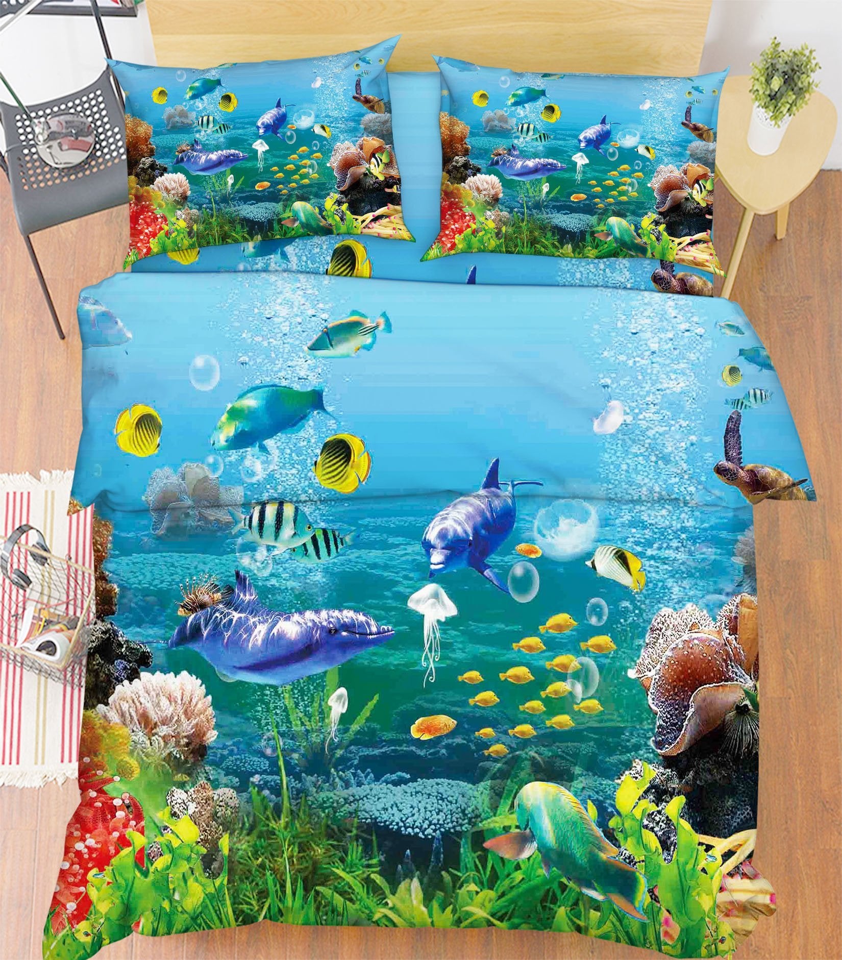 3D Pretty Ocean World 116 Bed Pillowcases Quilt Wallpaper AJ Wallpaper 