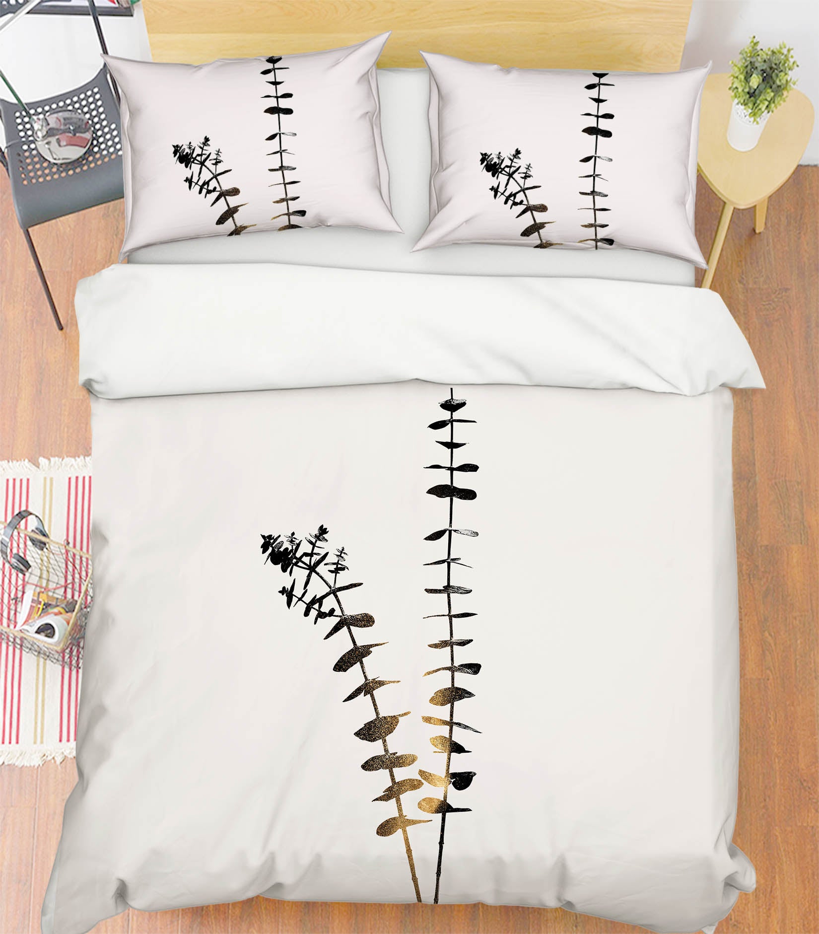 3D Leaf Growth 142 Boris Draschoff Bedding Bed Pillowcases Quilt