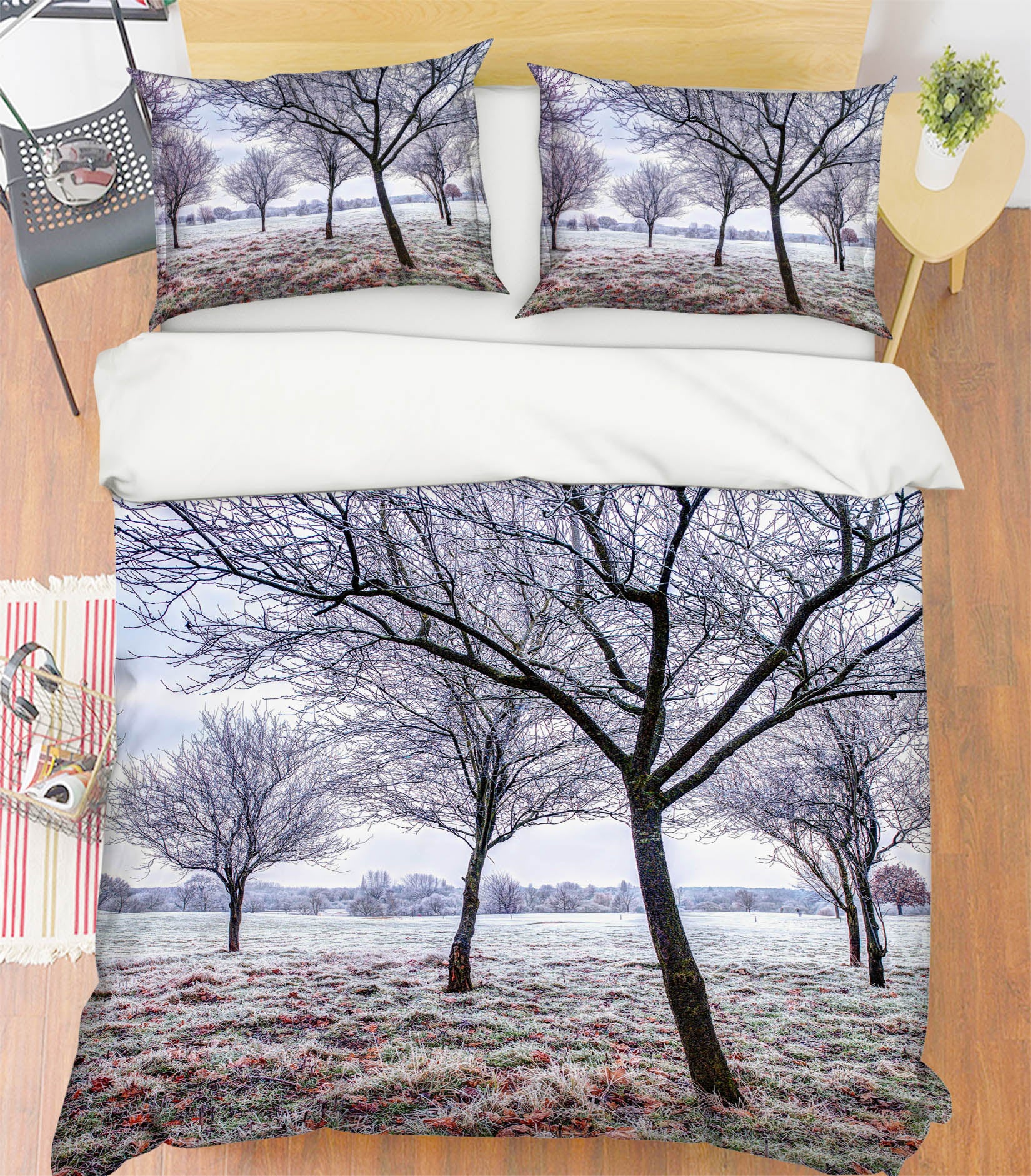 3D Snow Tree 85180 Assaf Frank Bedding Bed Pillowcases Quilt
