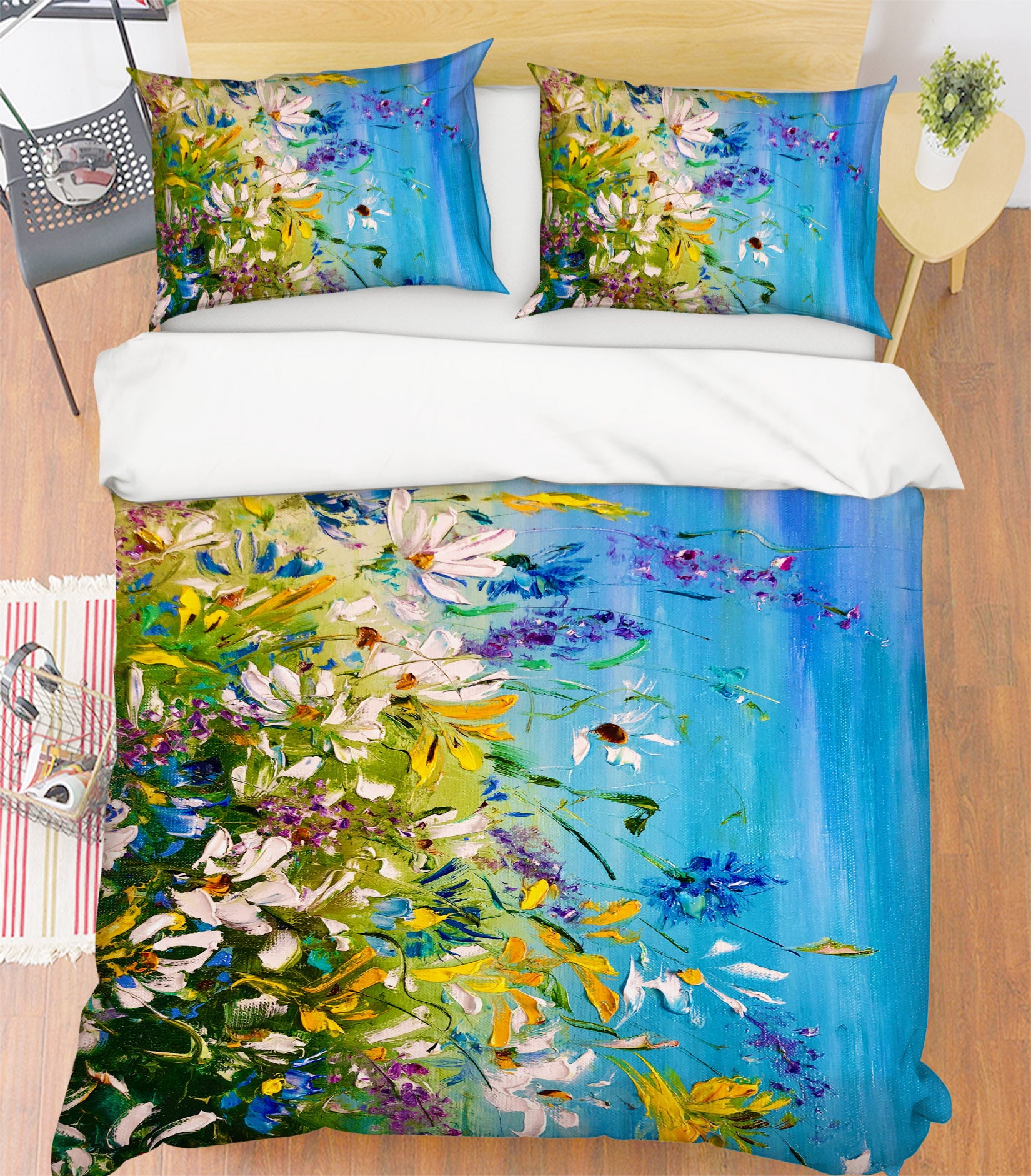 3D Colorful Daisies 584 Skromova Marina Bedding Bed Pillowcases Quilt