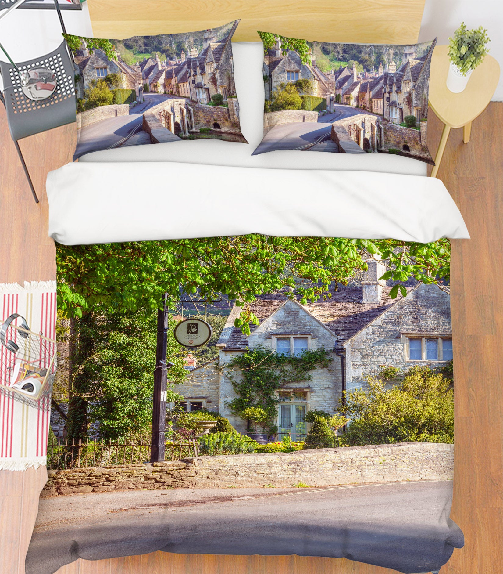 3D Green Tree House 7183 Assaf Frank Bedding Bed Pillowcases Quilt Cover Duvet Cover