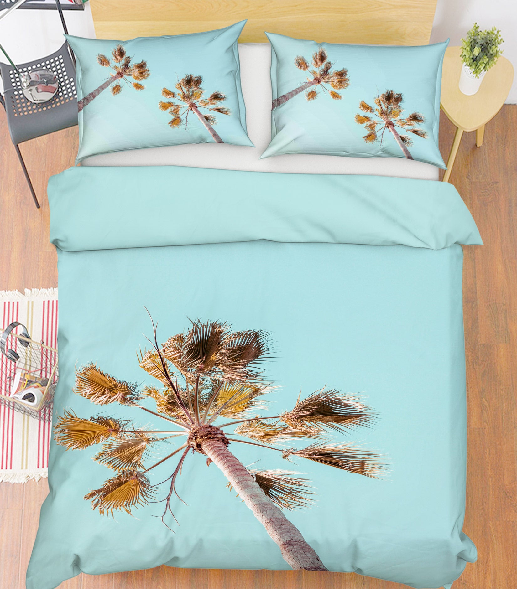 3D Sky Coconut Tree 6950 Assaf Frank Bedding Bed Pillowcases Quilt Cover Duvet Cover