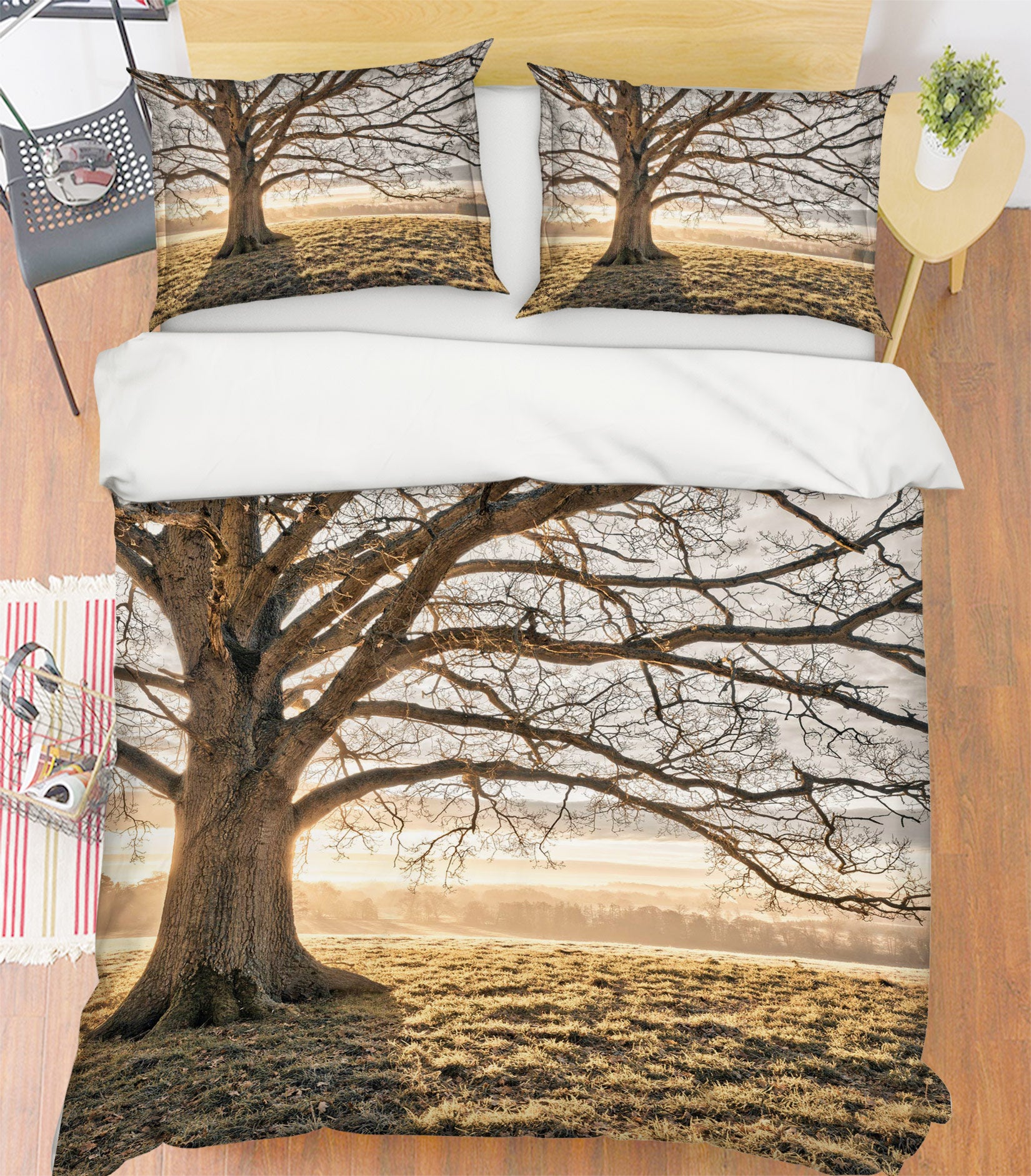 3D Sunny Dead Tree 1088 Assaf Frank Bedding Bed Pillowcases Quilt