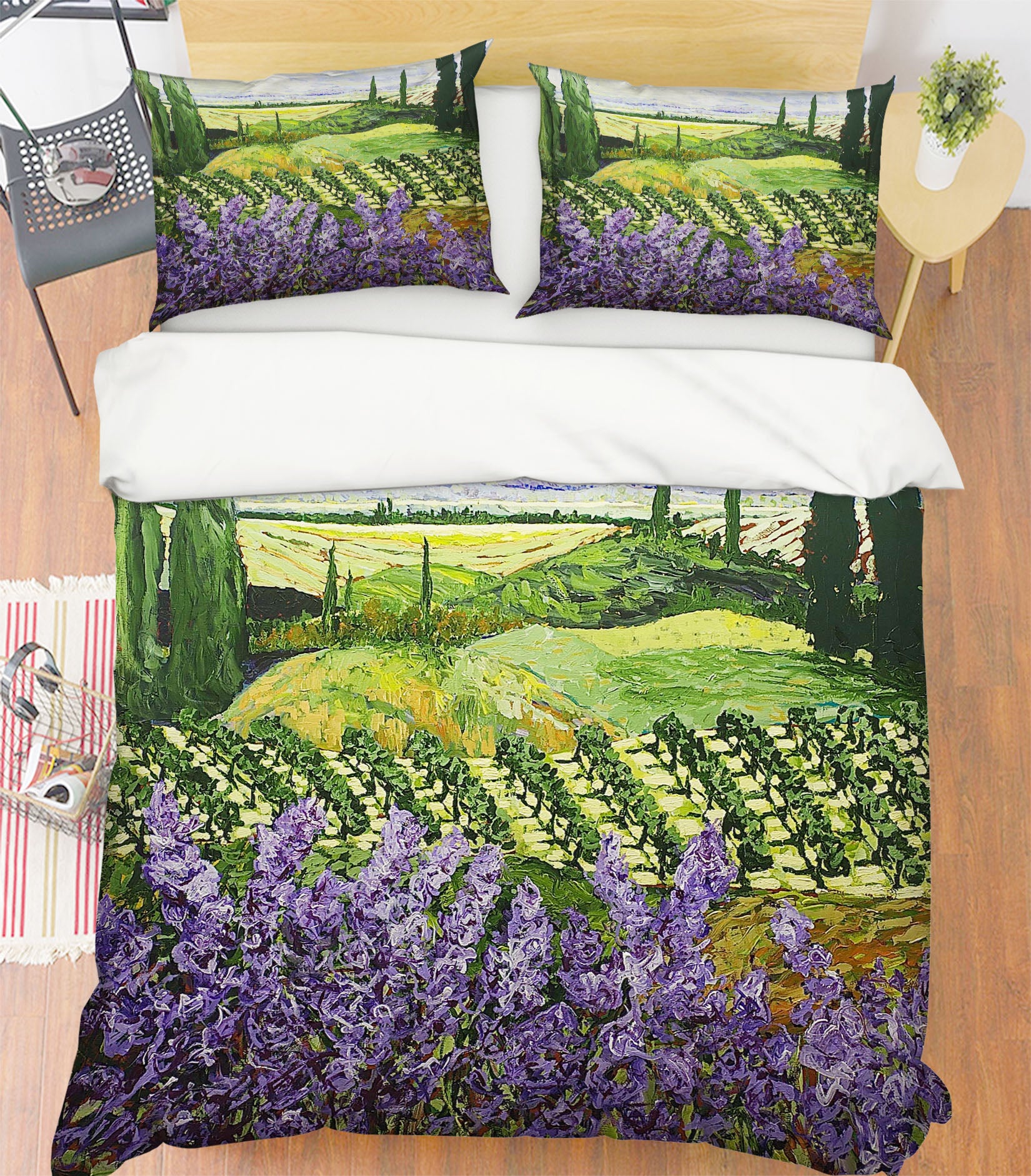 3D Chinaberry Hill 2118 Allan P. Friedlander Bedding Bed Pillowcases Quilt