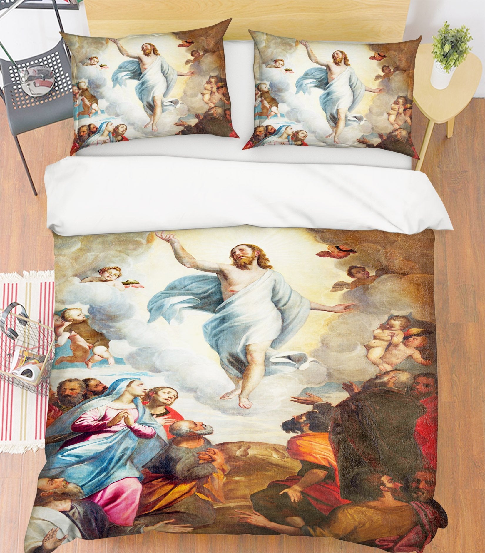3D Faith Magic 003 Bed Pillowcases Quilt Quiet Covers AJ Creativity Home 