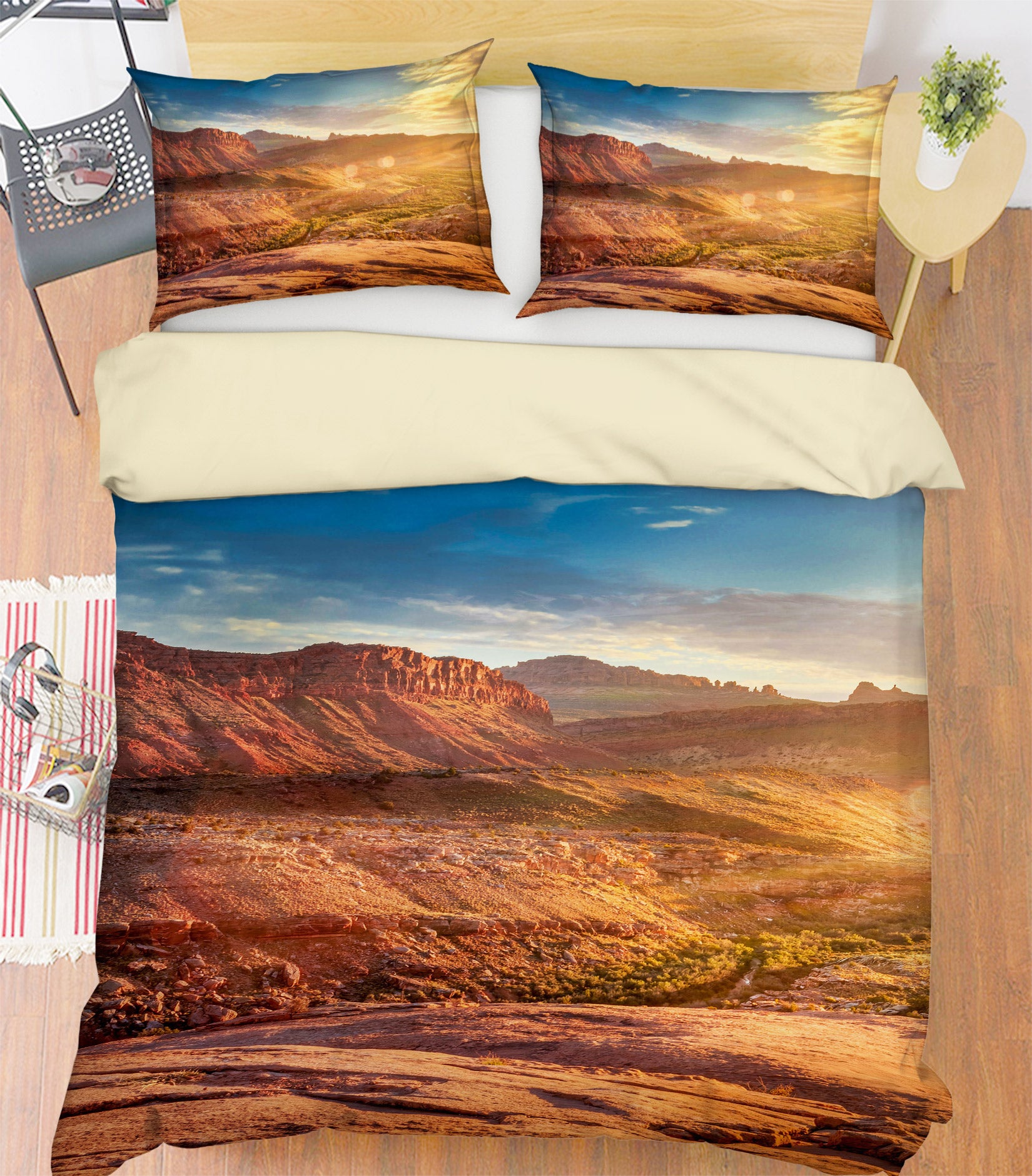 3D Rock Hillside 8506 Beth Sheridan Bedding Bed Pillowcases Quilt