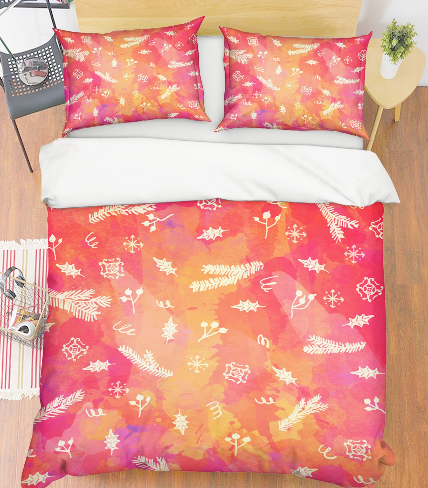 3D Tree Pattern 31114 Christmas Quilt Duvet Cover Xmas Bed Pillowcases