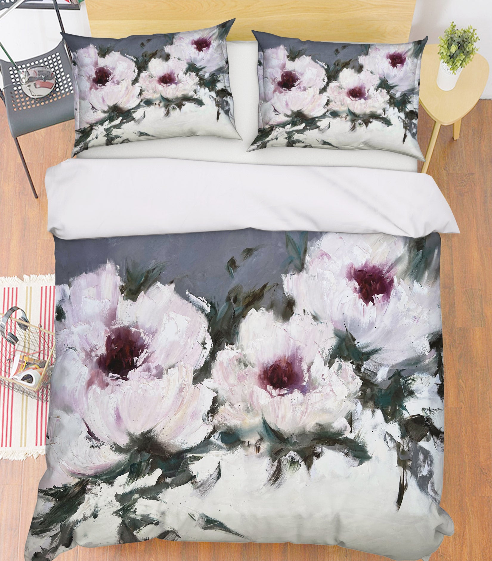 3D Pink Flower 482 Skromova Marina Bedding Bed Pillowcases Quilt