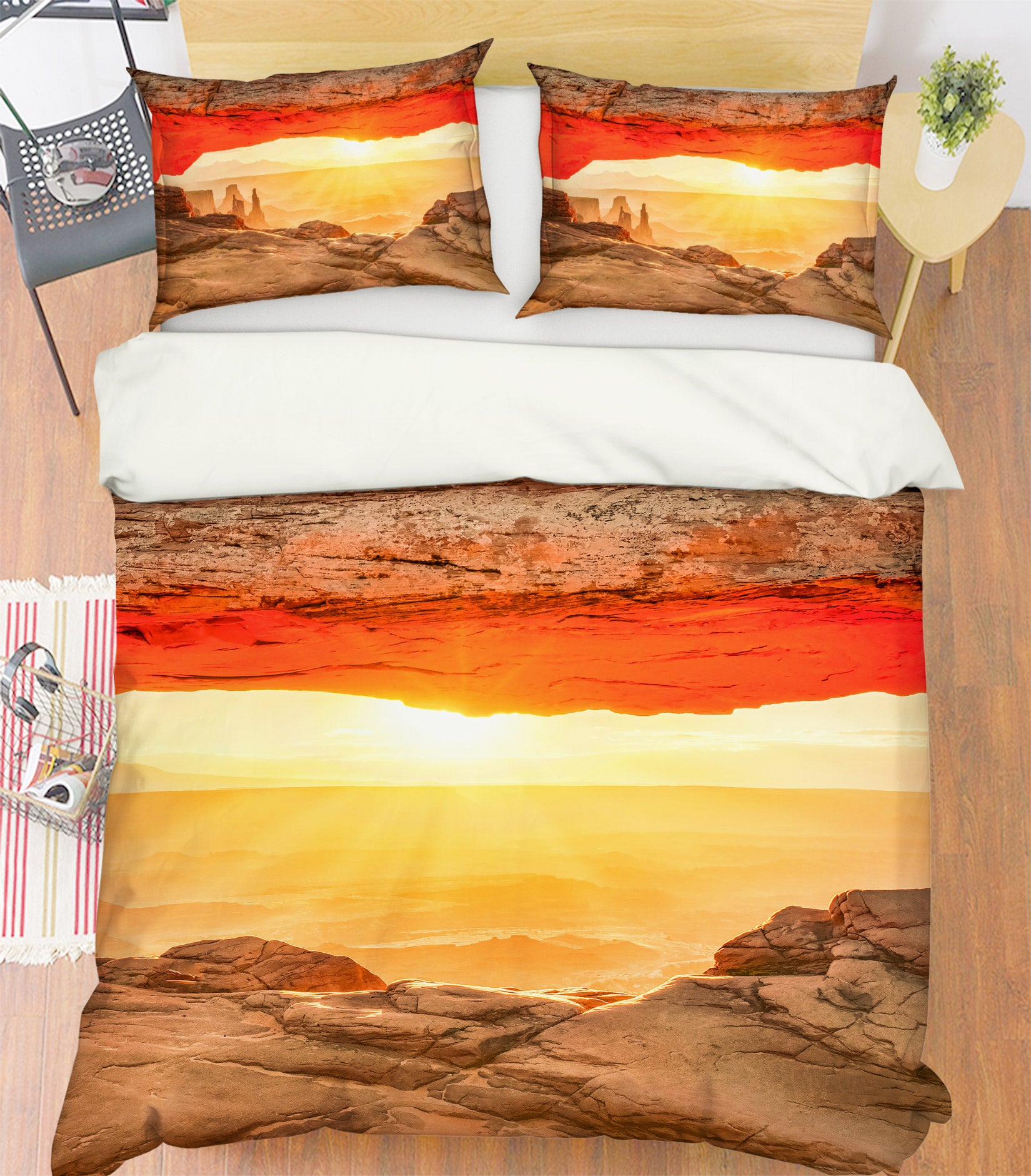 3D Rock Sunlight 8537 Beth Sheridan Bedding Bed Pillowcases Quilt