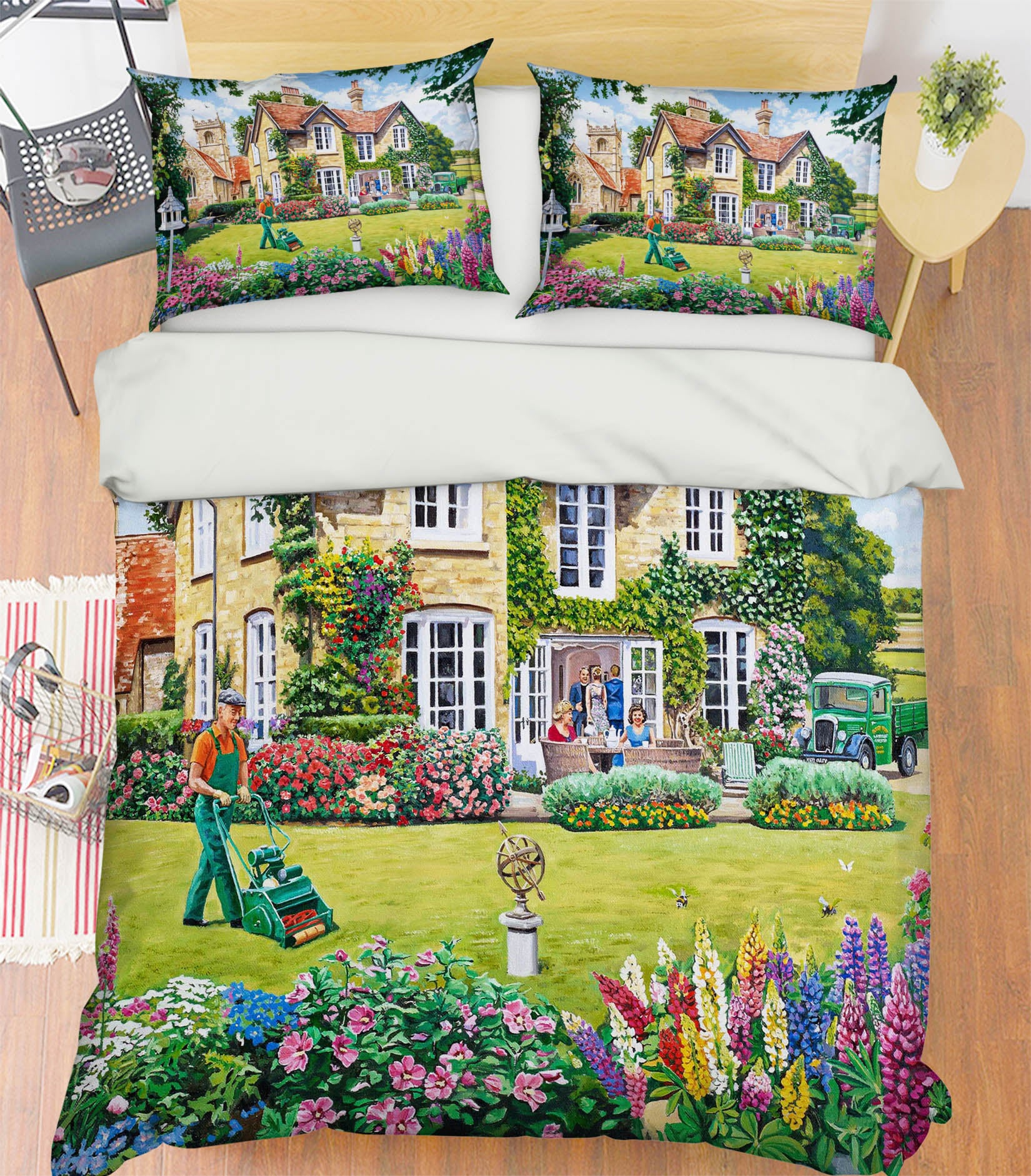 3D The Vicarage 2070 Trevor Mitchell bedding Bed Pillowcases Quilt