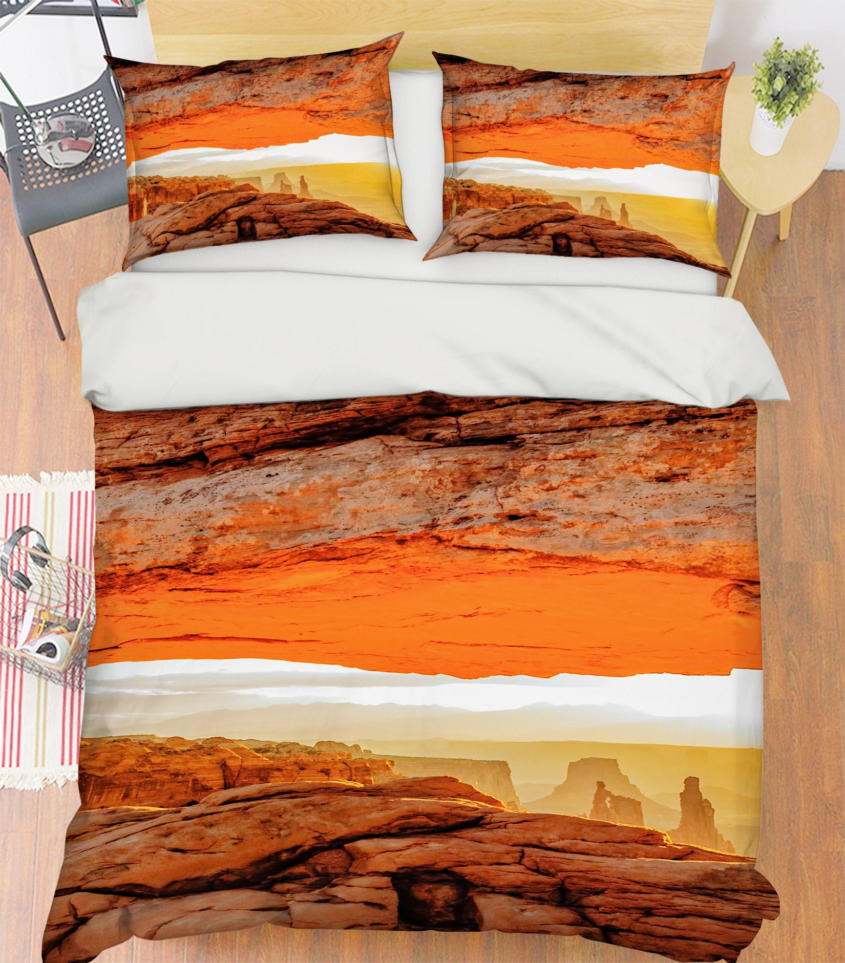 3D Stone Rock 8539 Beth Sheridan Bedding Bed Pillowcases Quilt