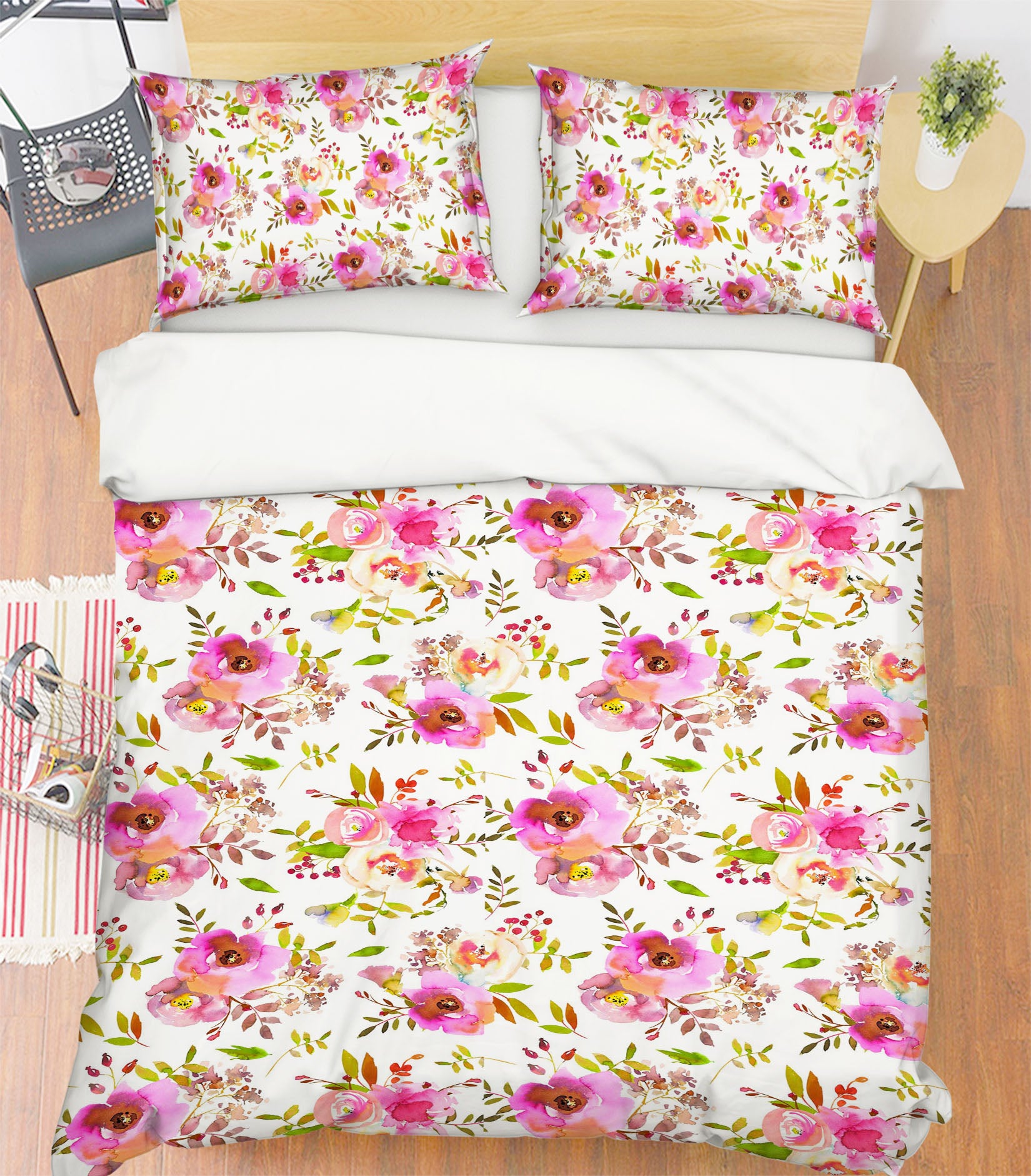 3D Floral Pattern 064 Uta Naumann Bedding Bed Pillowcases Quilt
