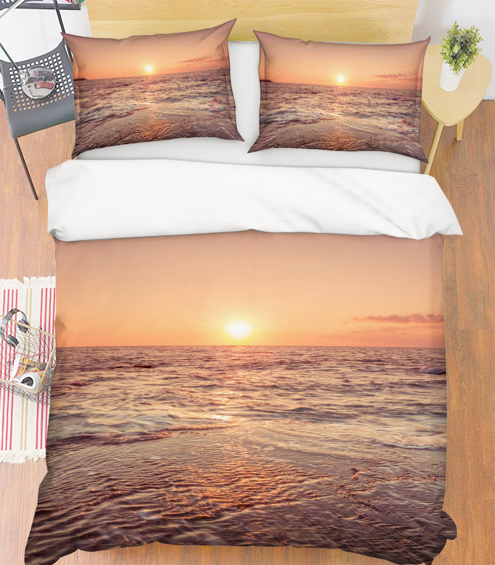 3D Sun Beach 85145 Assaf Frank Bedding Bed Pillowcases Quilt