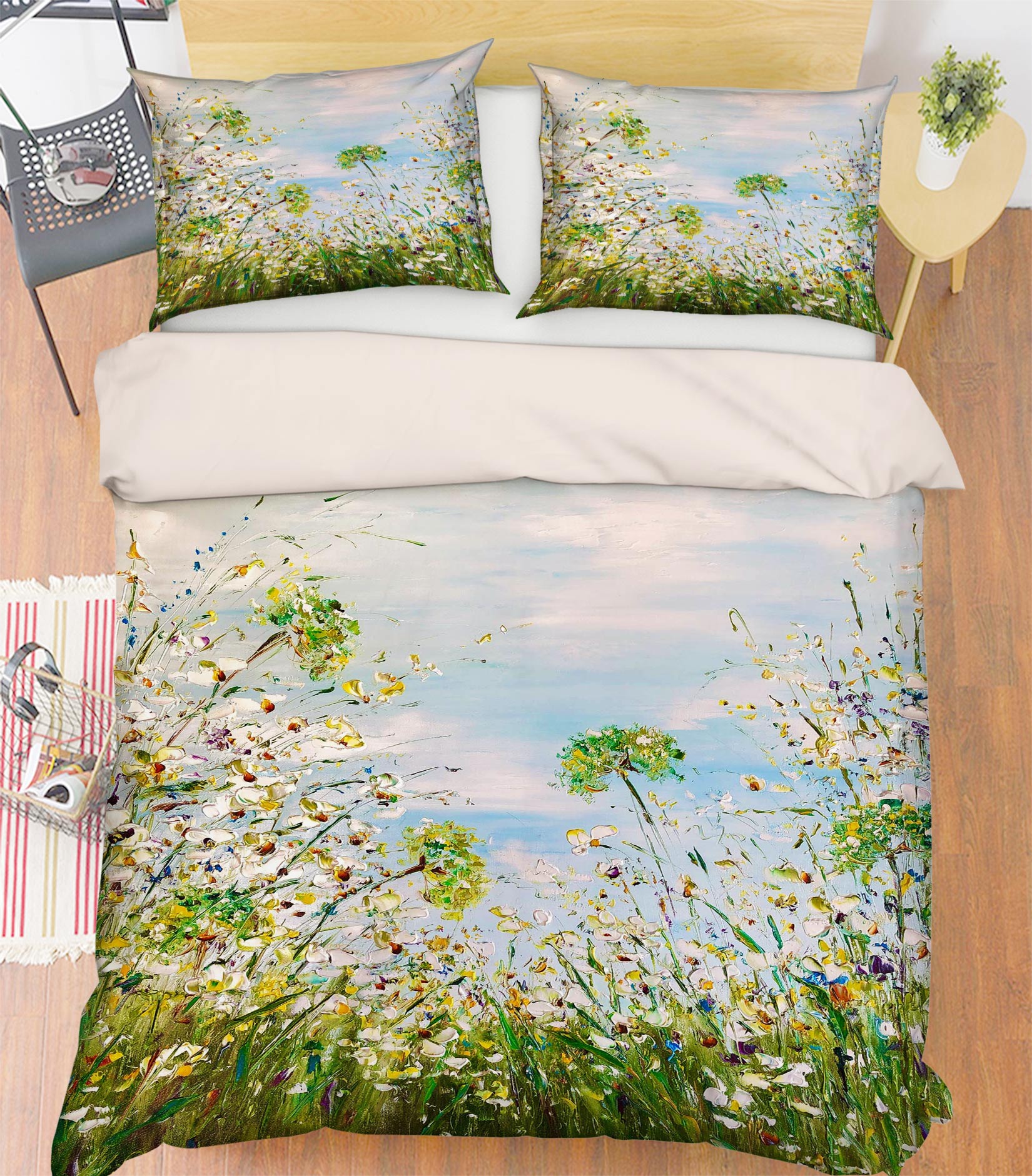 3D Wildflowers Grass 442 Skromova Marina Bedding Bed Pillowcases Quilt