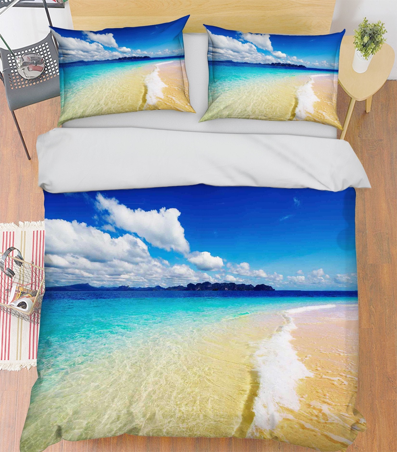 3D Pretty Sea Scenery 229 Bed Pillowcases Quilt Wallpaper AJ Wallpaper 