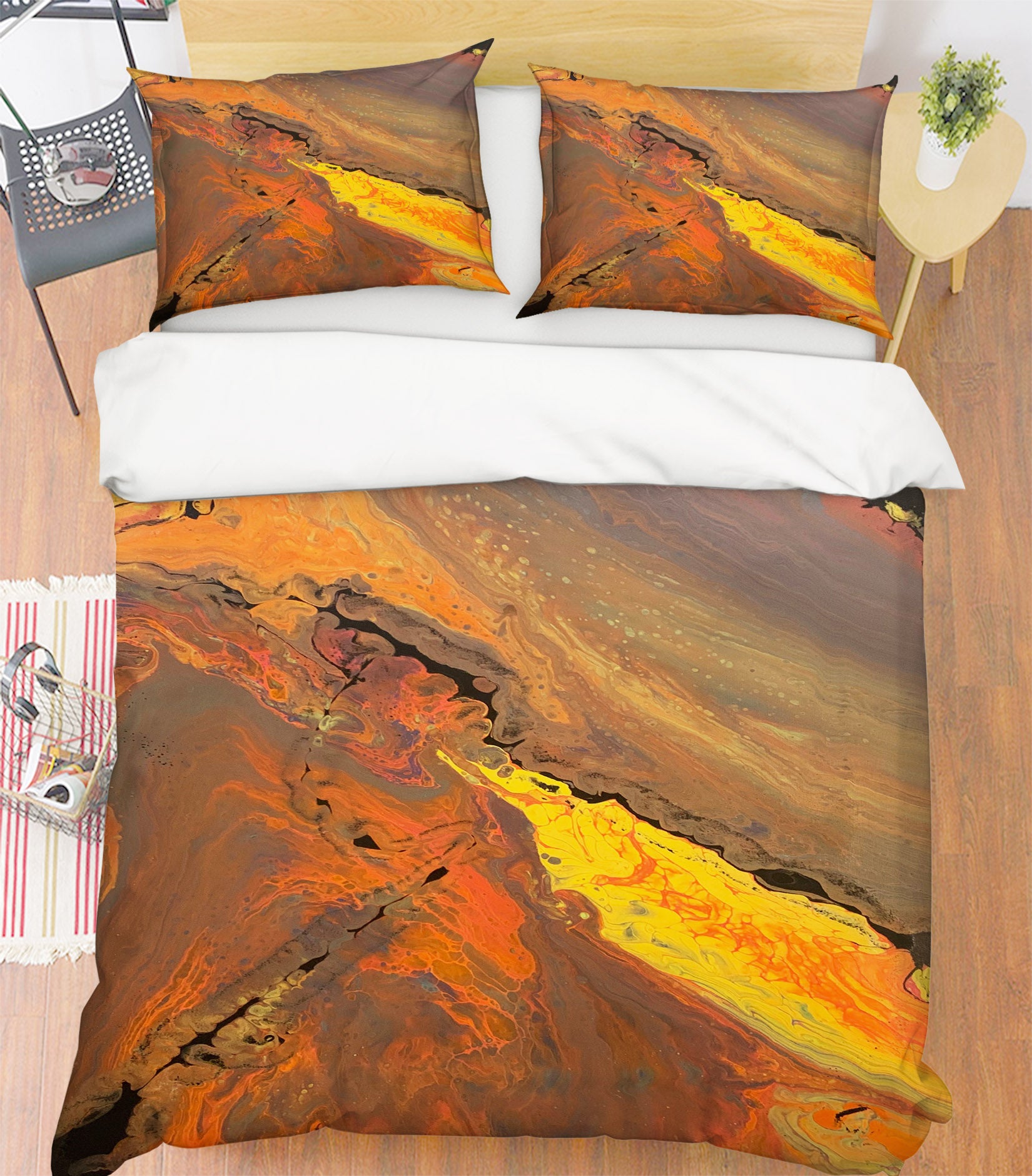 3D Golden Brown 40053 Valerie Latrice Bedding Bed Pillowcases Quilt