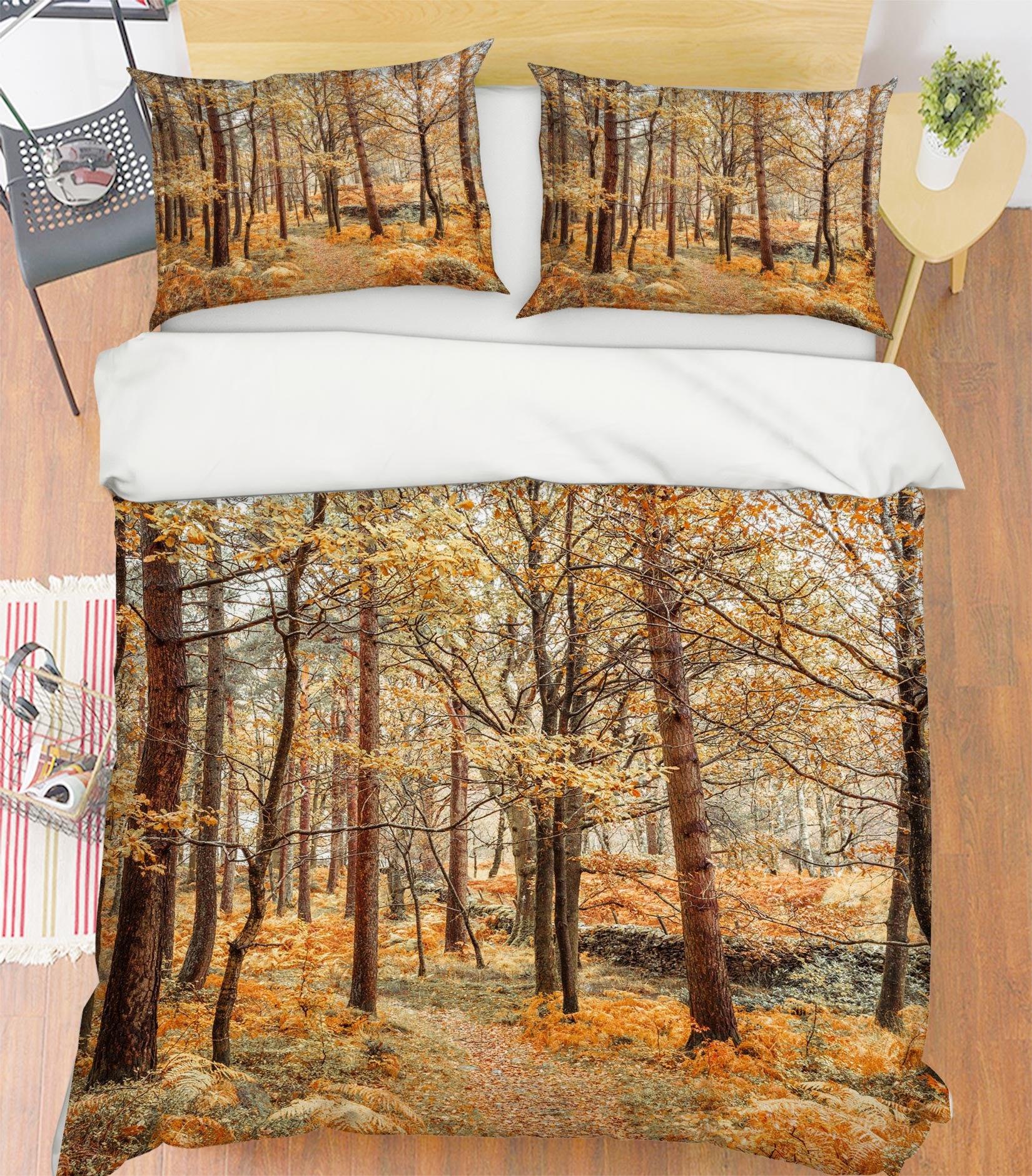 3D Maple Forest 1066 Assaf Frank Bedding Bed Pillowcases Quilt