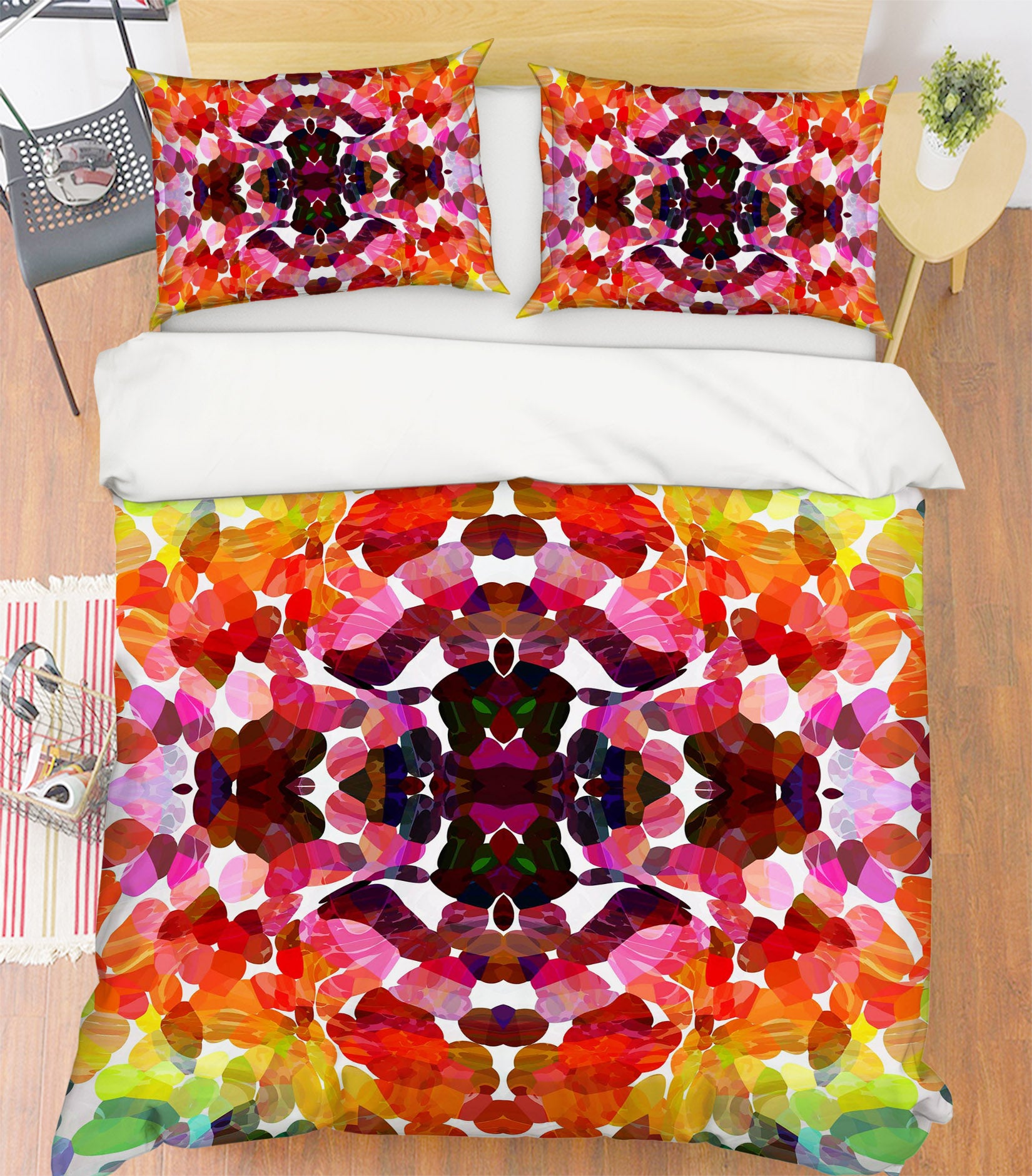3D Colored Petals 2003 Shandra Smith Bedding Bed Pillowcases Quilt