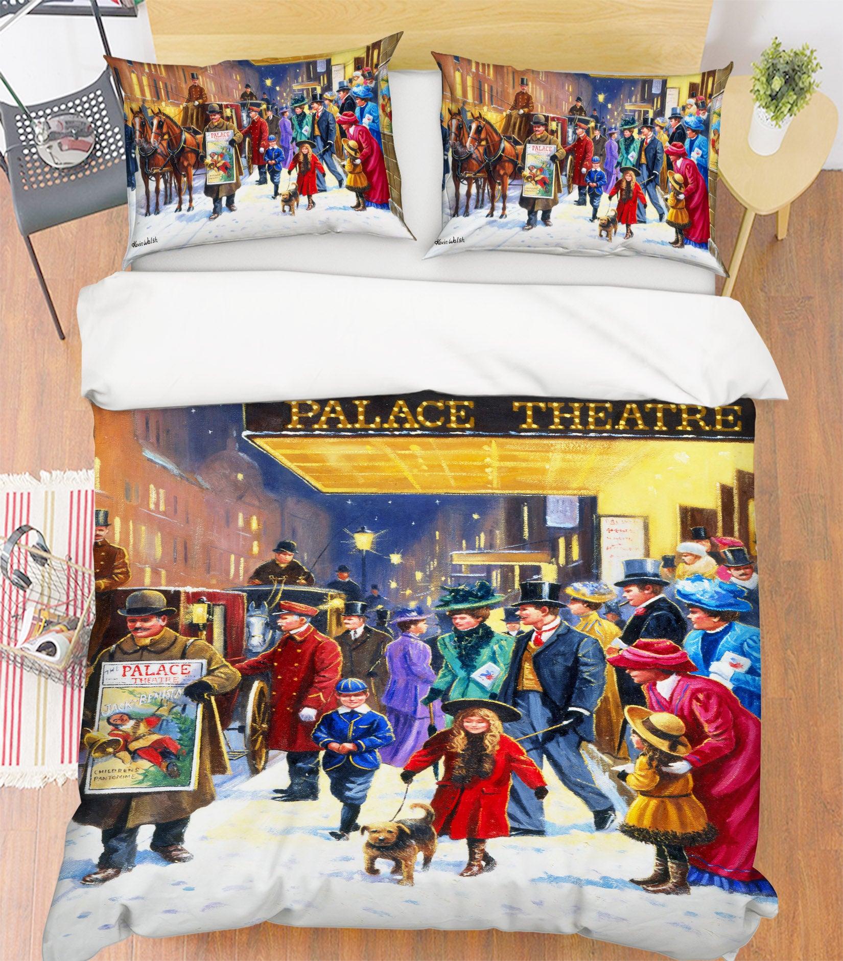 3D Street Snow 12511 Kevin Walsh Bedding Bed Pillowcases Quilt