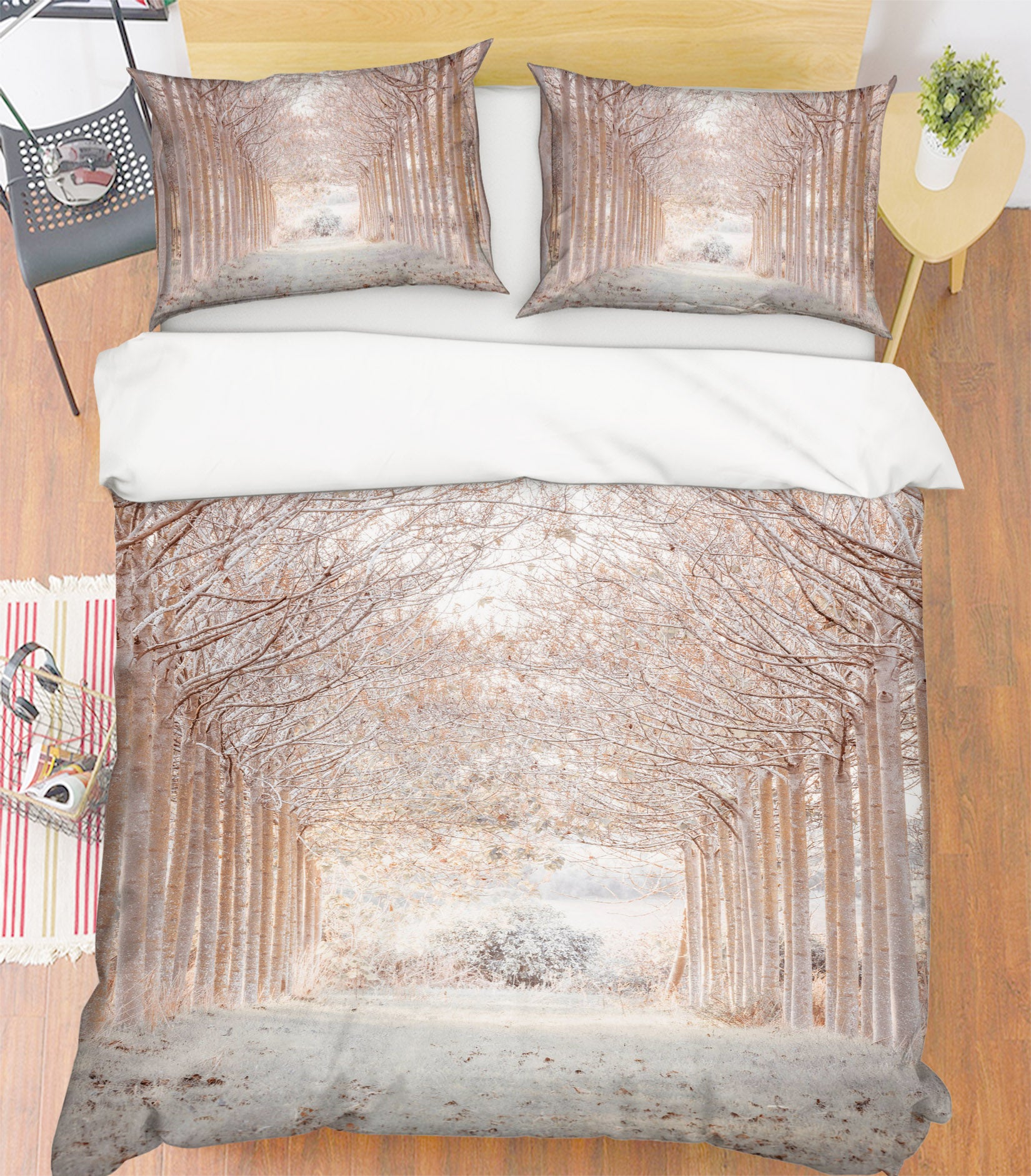 3D Snowflake Forest 7136 Assaf Frank Bedding Bed Pillowcases Quilt Cover Duvet Cover