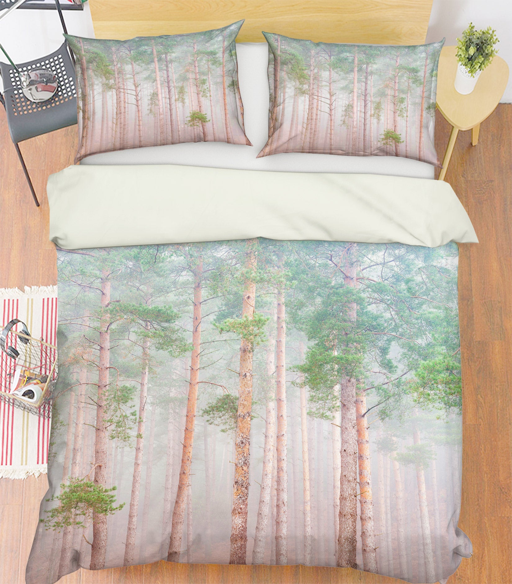 3D Trunk Leaves 7017 Assaf Frank Bedding Bed Pillowcases Quilt Cover Duvet Cover