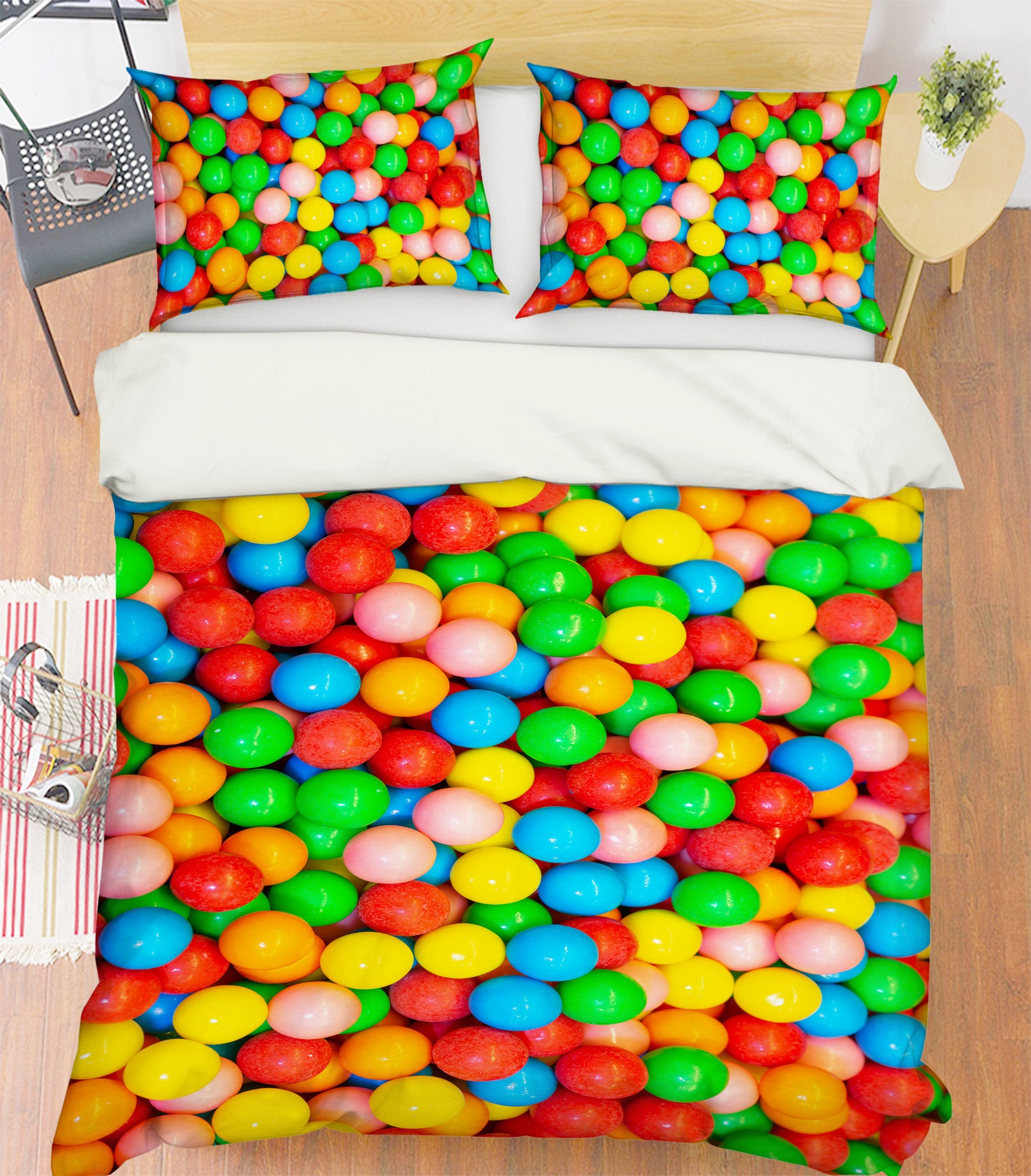 3D Rainbow Candy 6952 Assaf Frank Bedding Bed Pillowcases Quilt Cover Duvet Cover